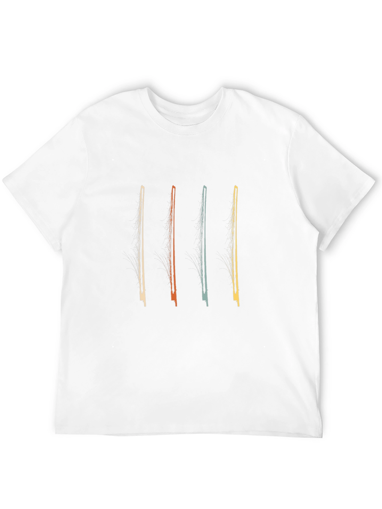 Retro Violin Bow Graphic T-Shirt