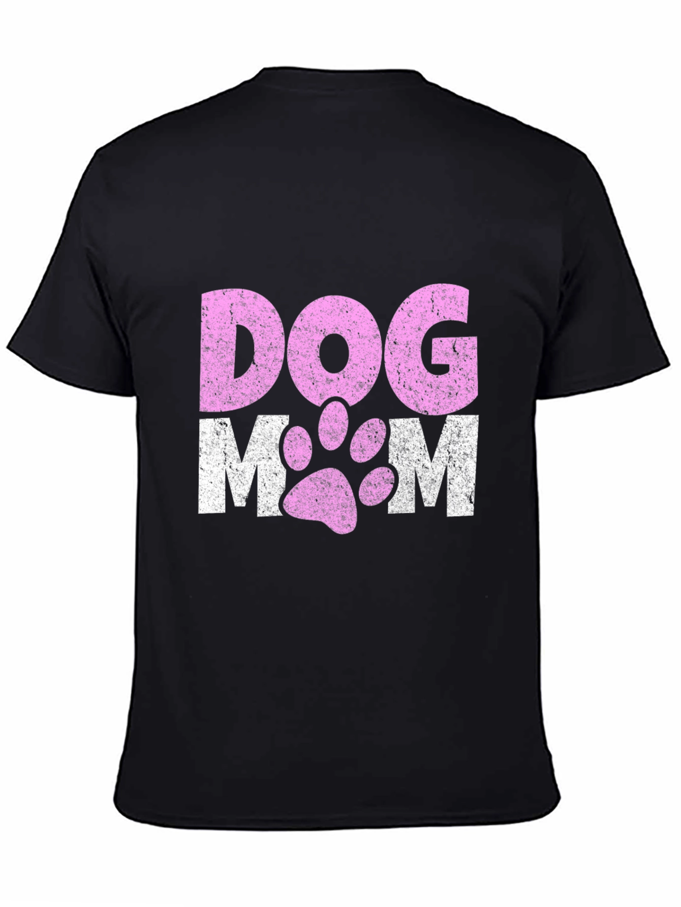 Dog Mom T-Shirt - Paw Print Design