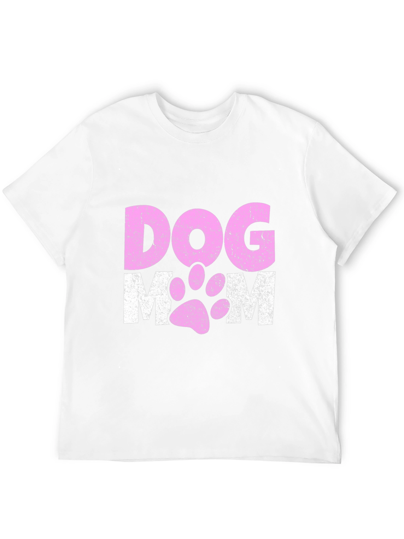 Dog Mom T-Shirt - Paw Print Design