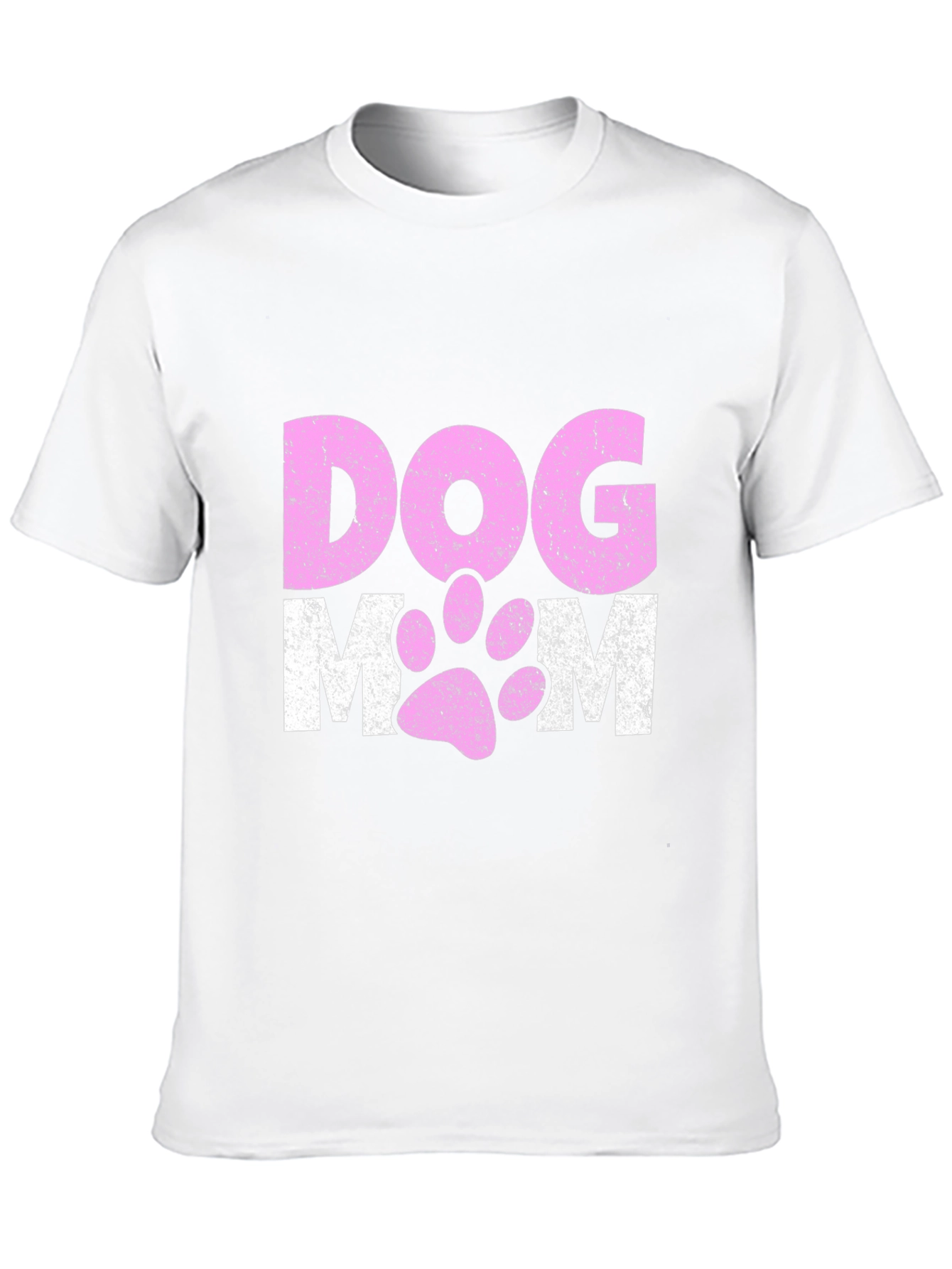 Dog Mom T-Shirt - Paw Print Design