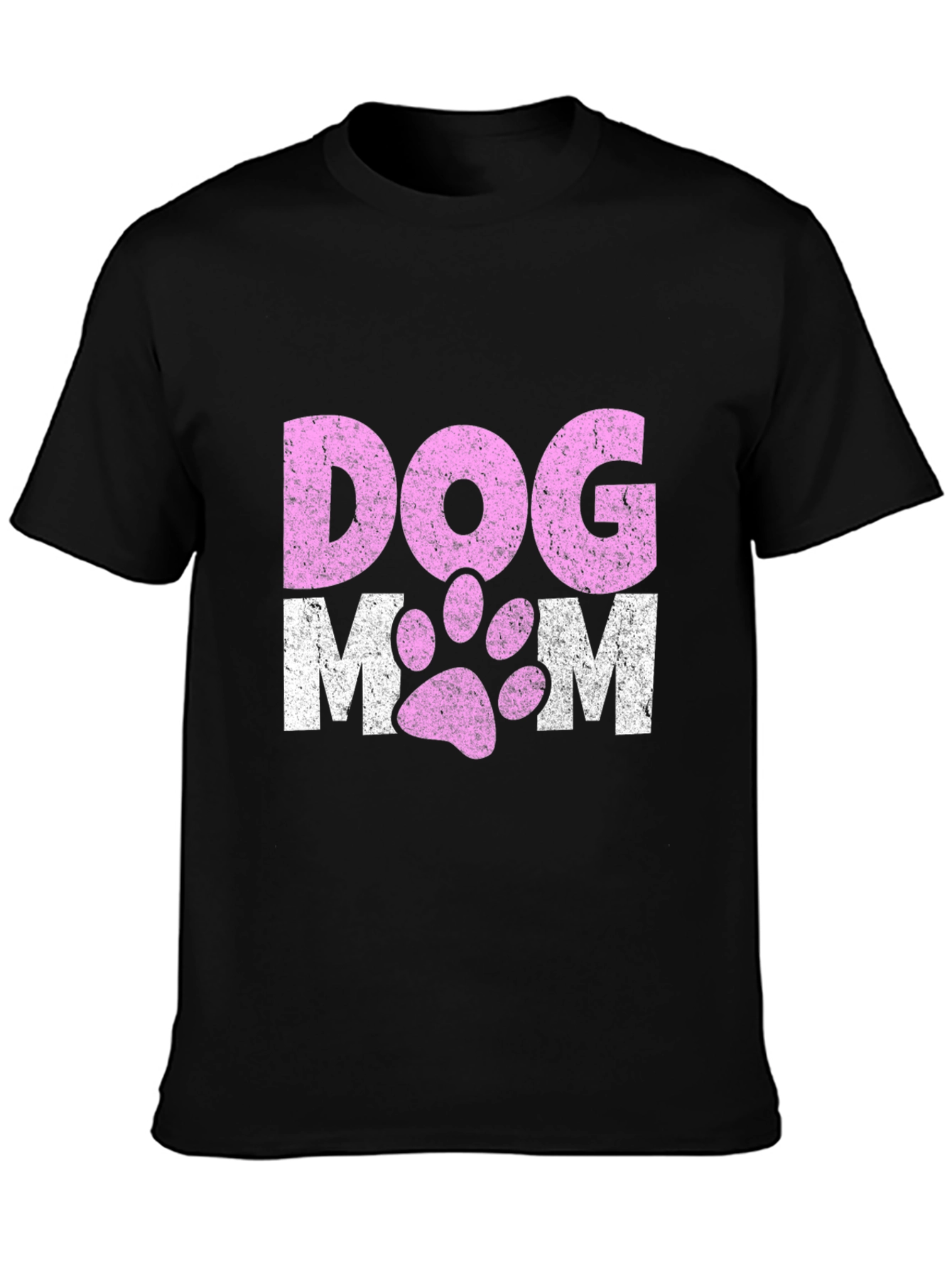 Dog Mom T-Shirt - Paw Print Design