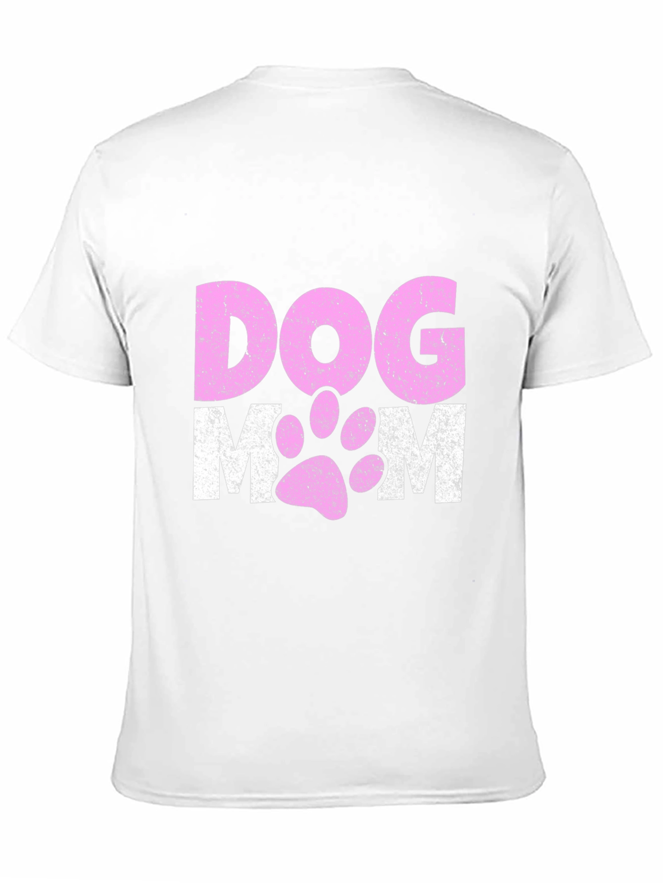Dog Mom T-Shirt - Paw Print Design