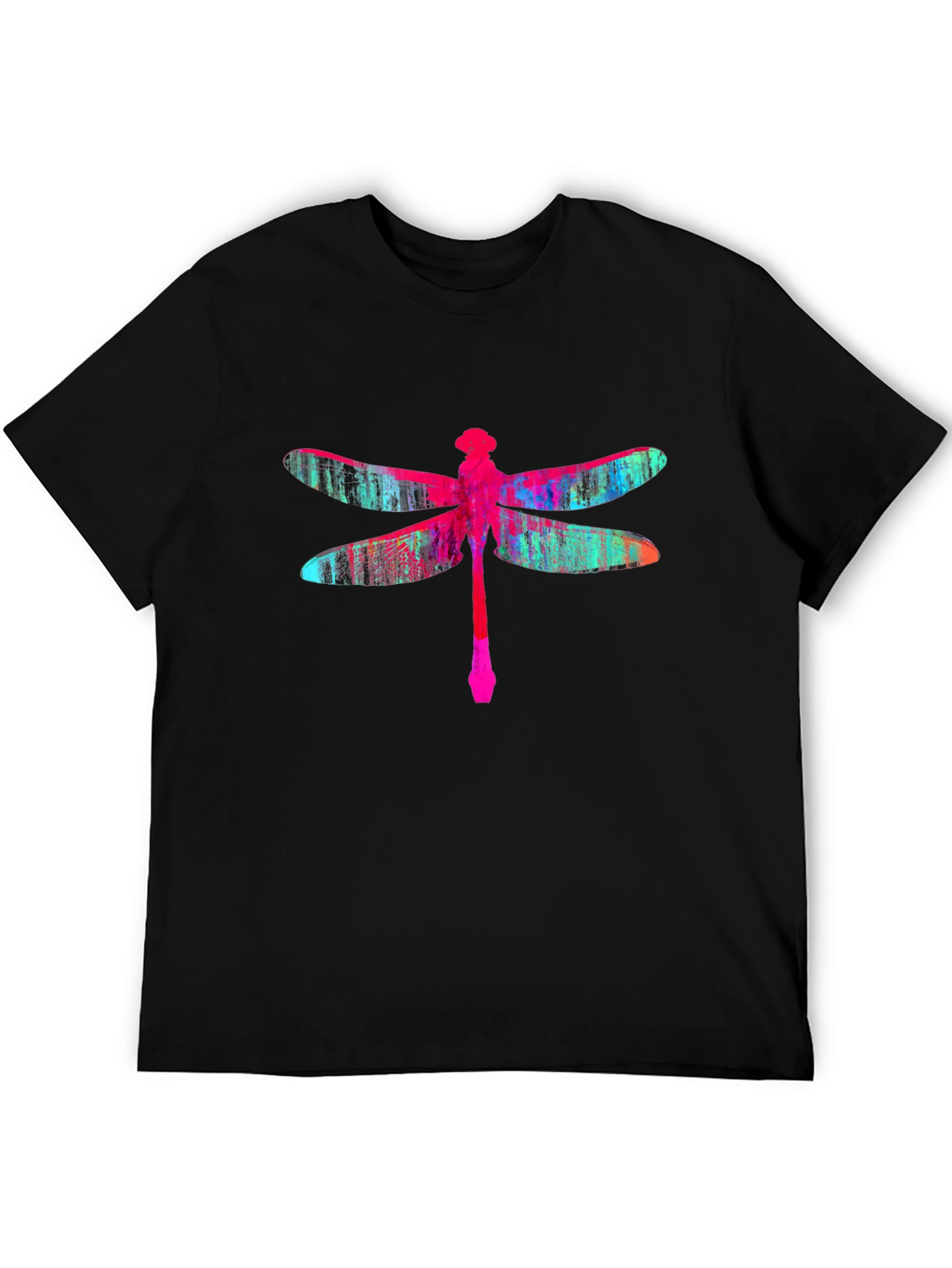 Dragonfly Graphic Black T-Shirt