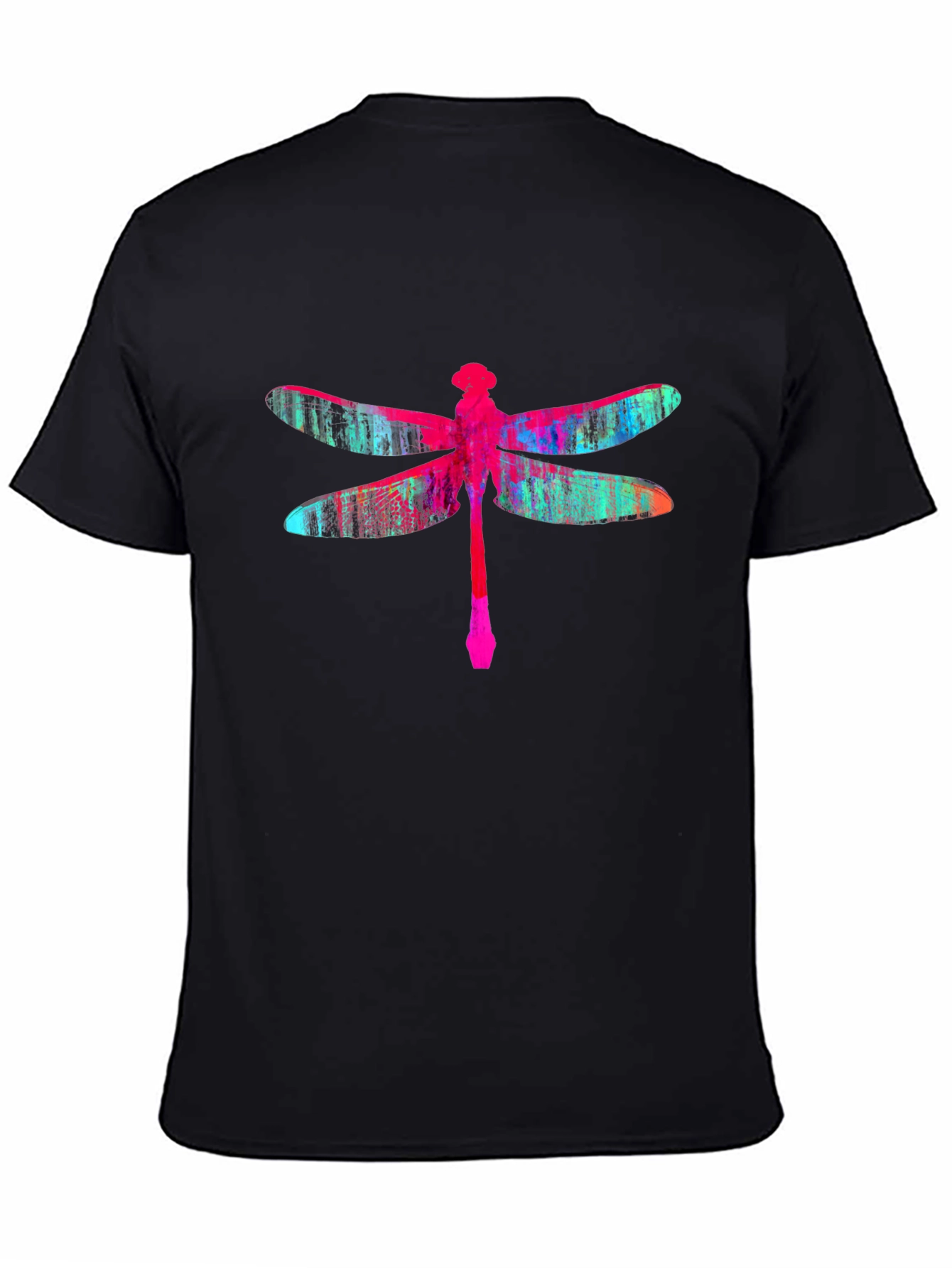 Dragonfly Graphic Black T-Shirt