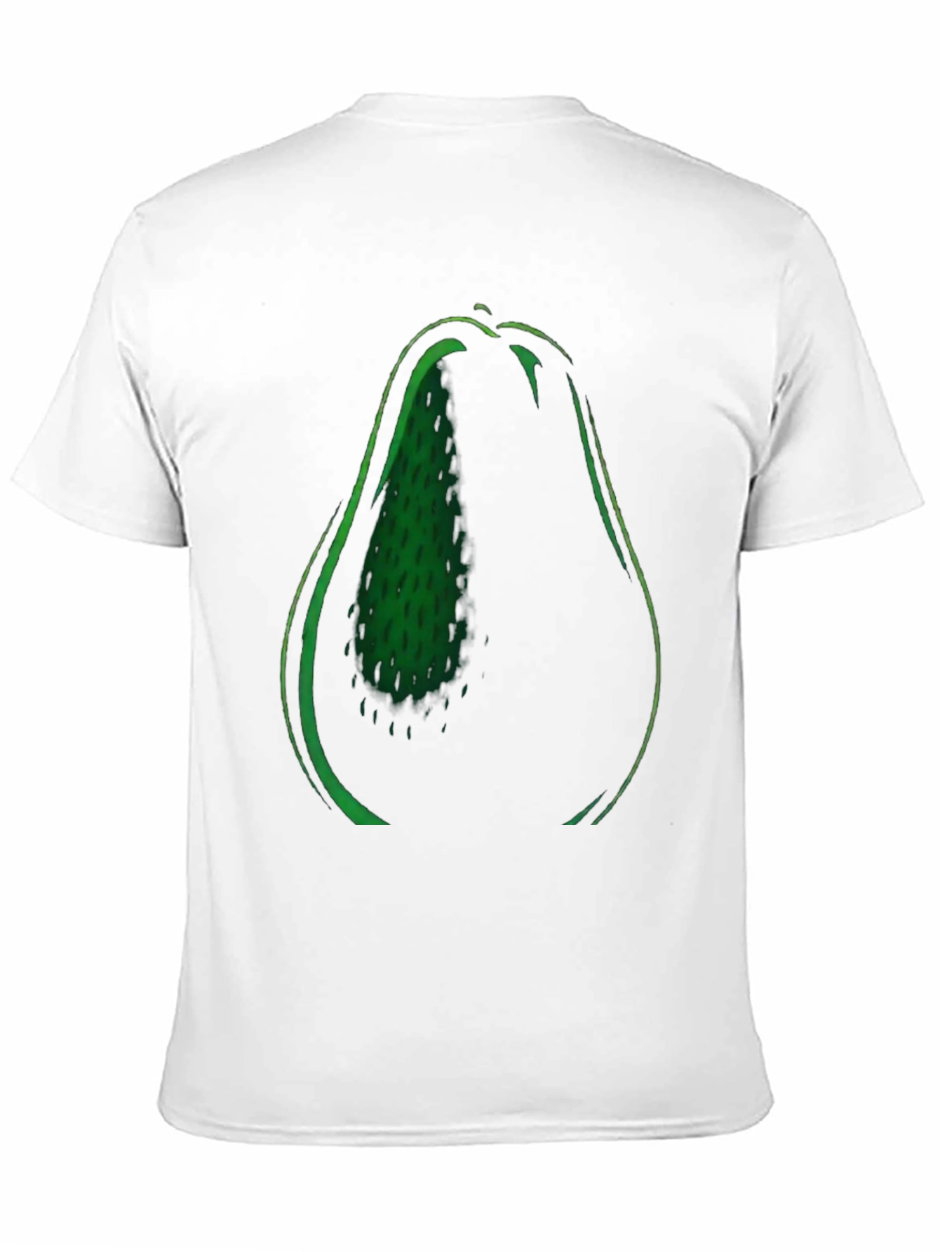 Avocado Graphic Tee - Black Cotton T-Shirt