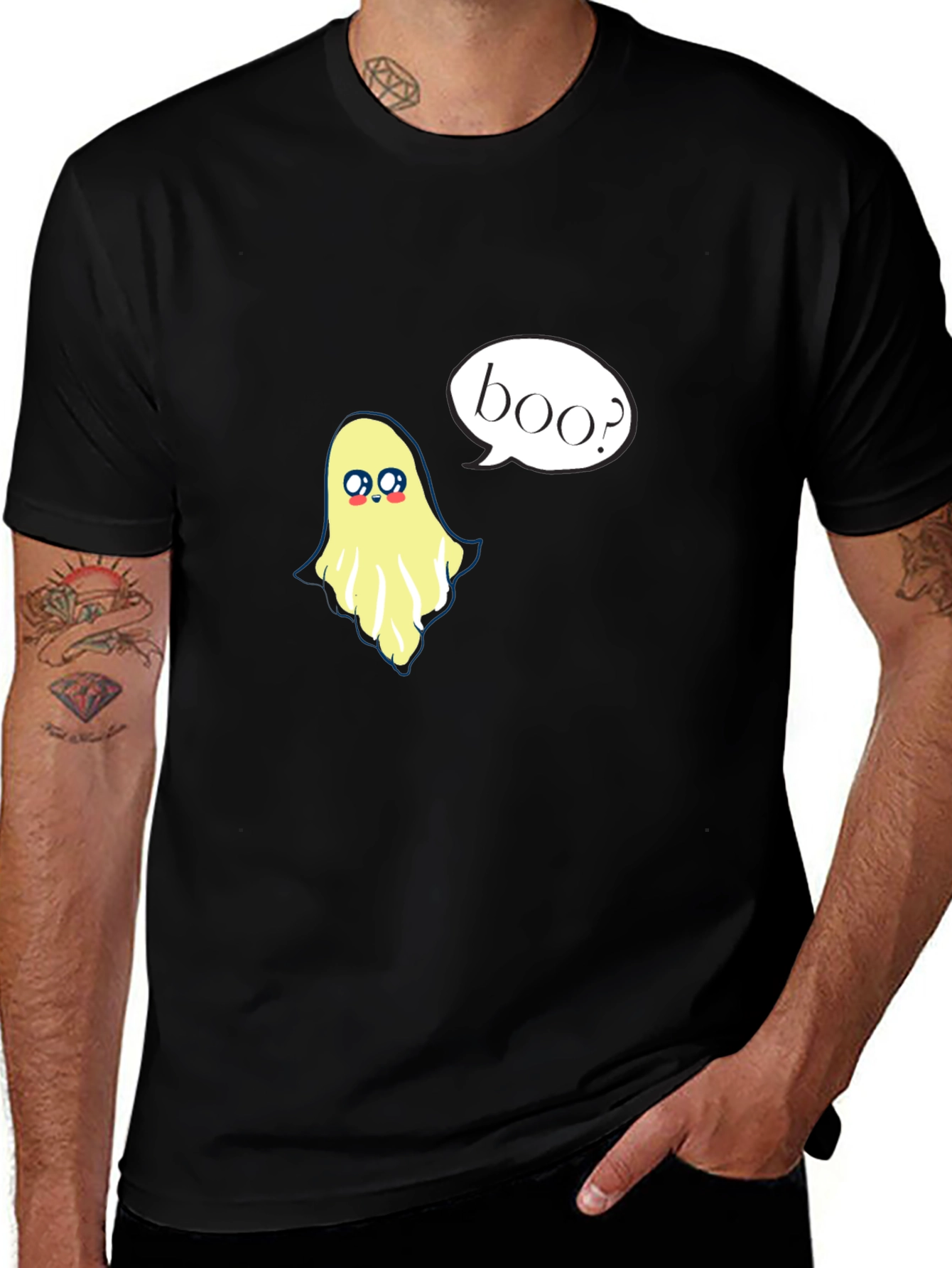 Cute Ghost Boo? Graphic T-Shirt