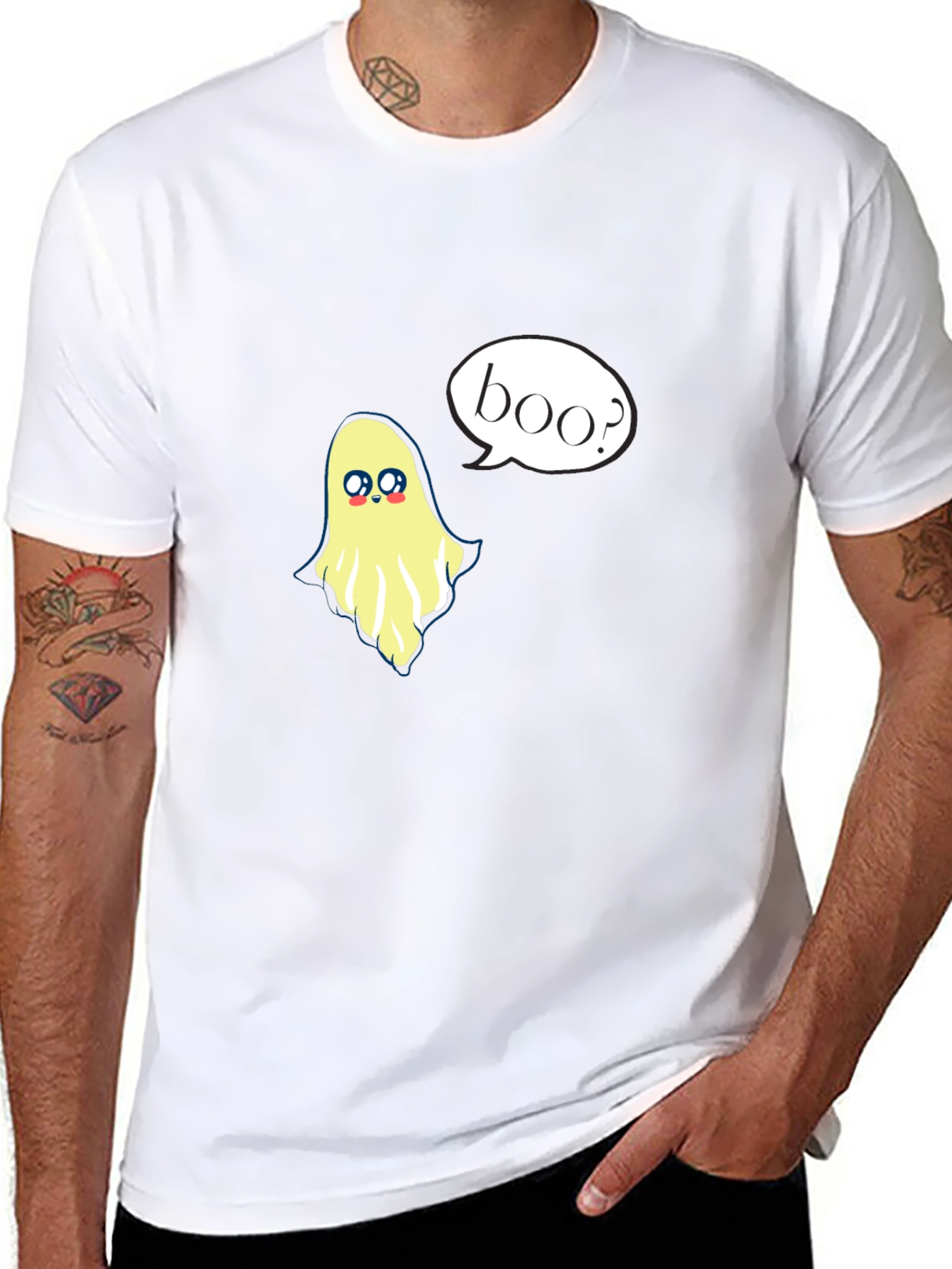 Cute Ghost Boo? Graphic T-Shirt