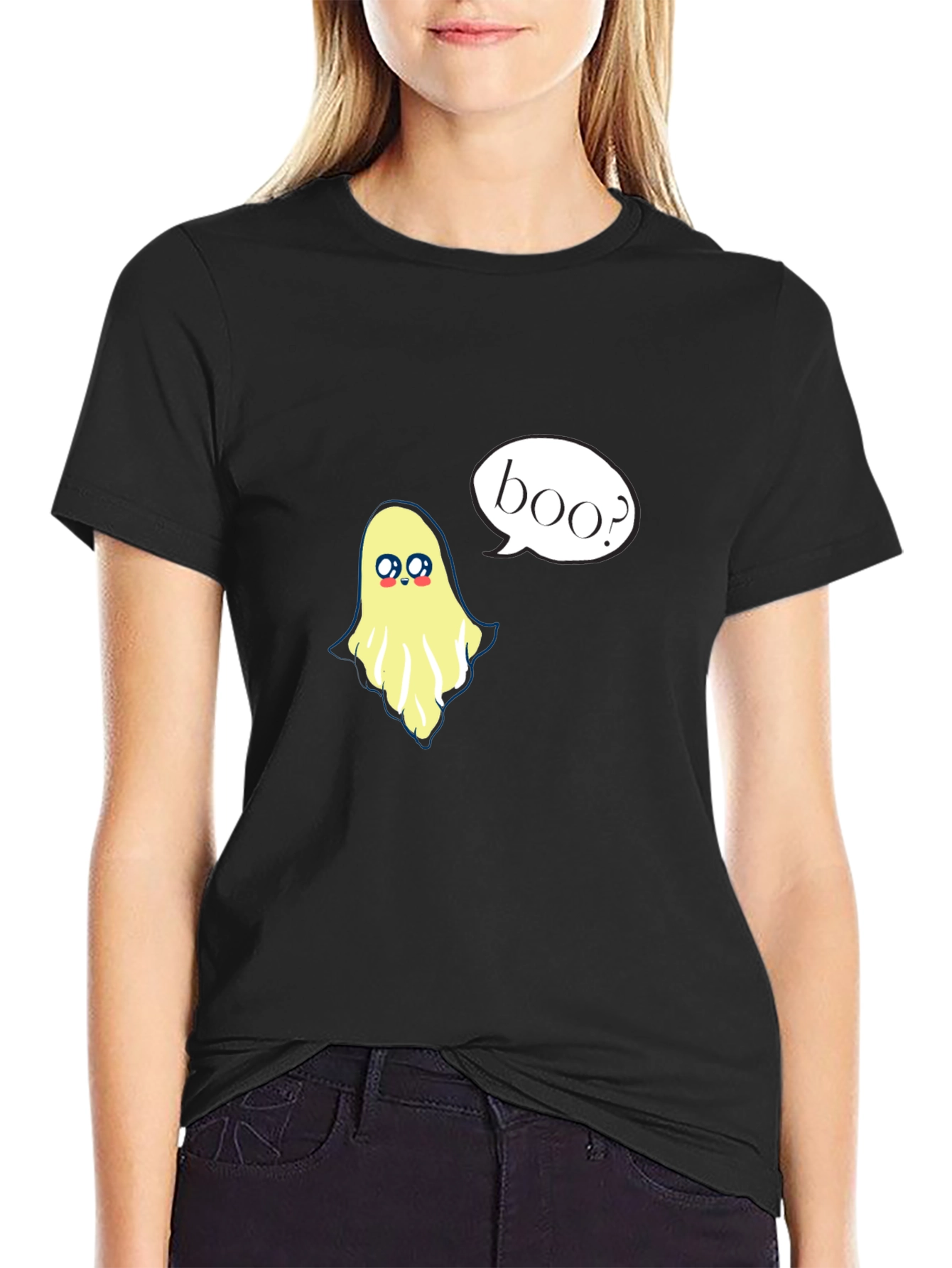 Cute Ghost Boo? Graphic T-Shirt