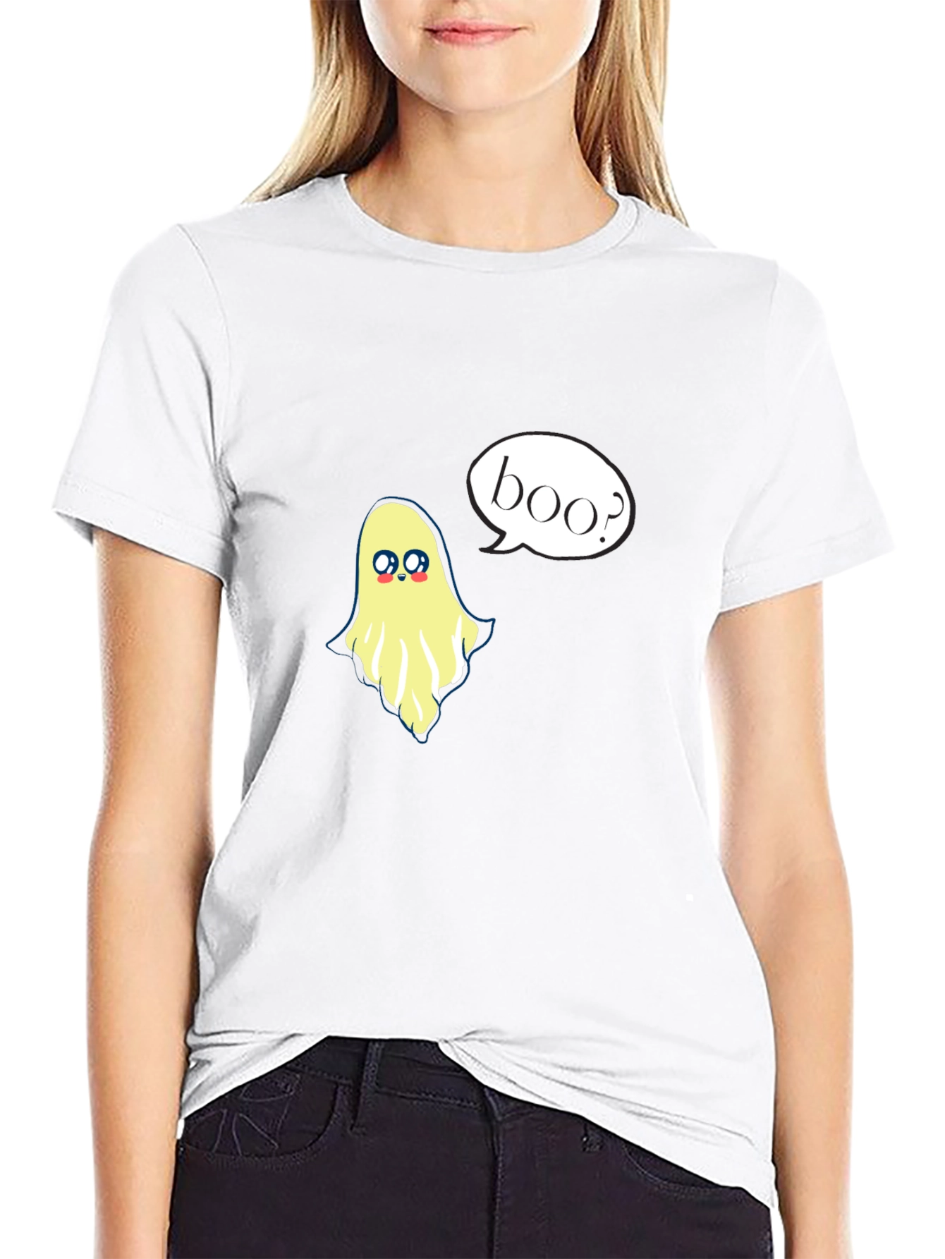 Cute Ghost Boo? Graphic T-Shirt