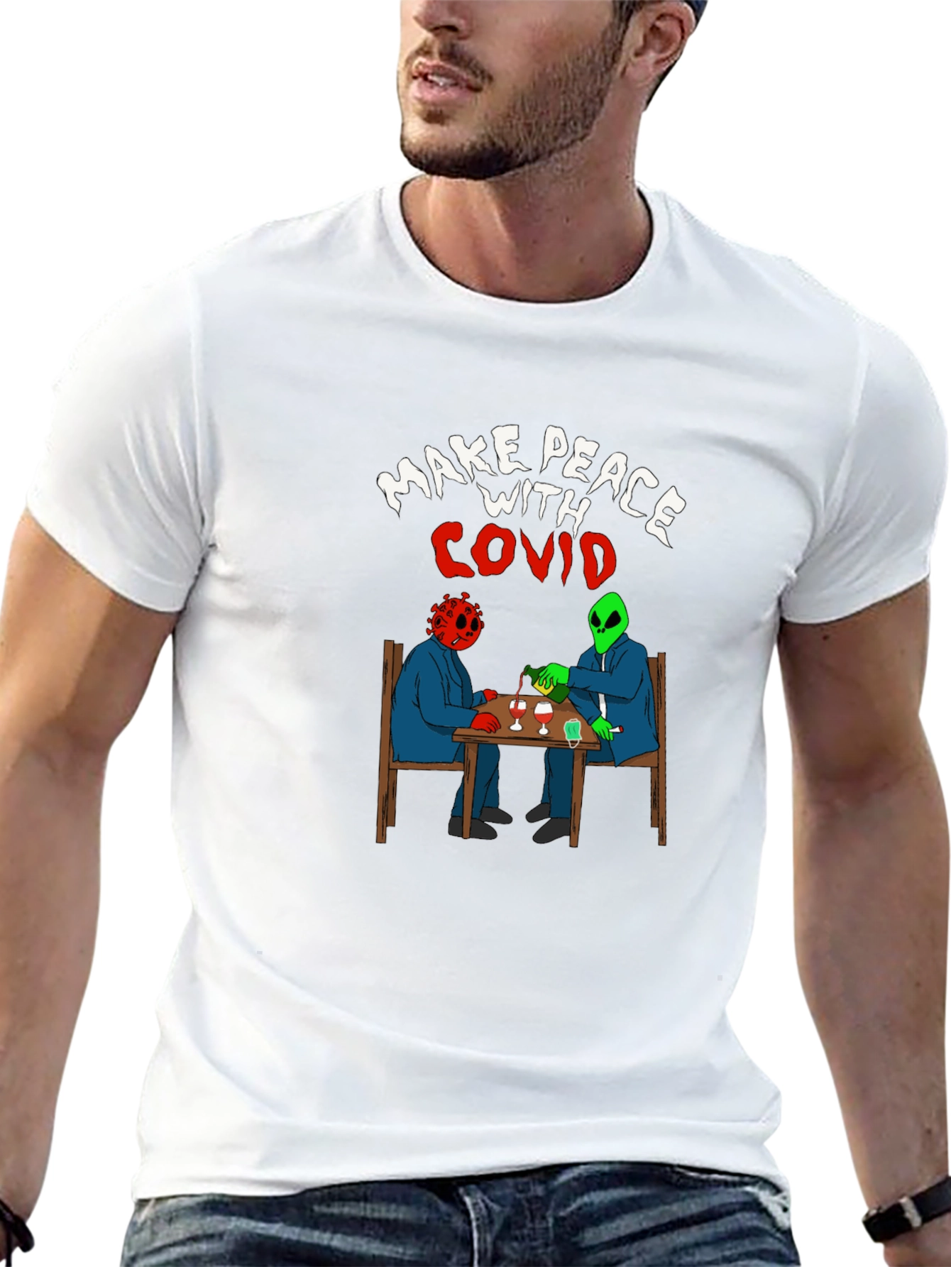 Make Peace With Covid T-Shirt