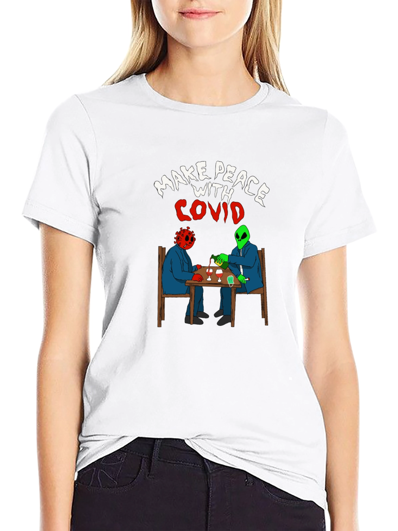 Make Peace With Covid T-Shirt