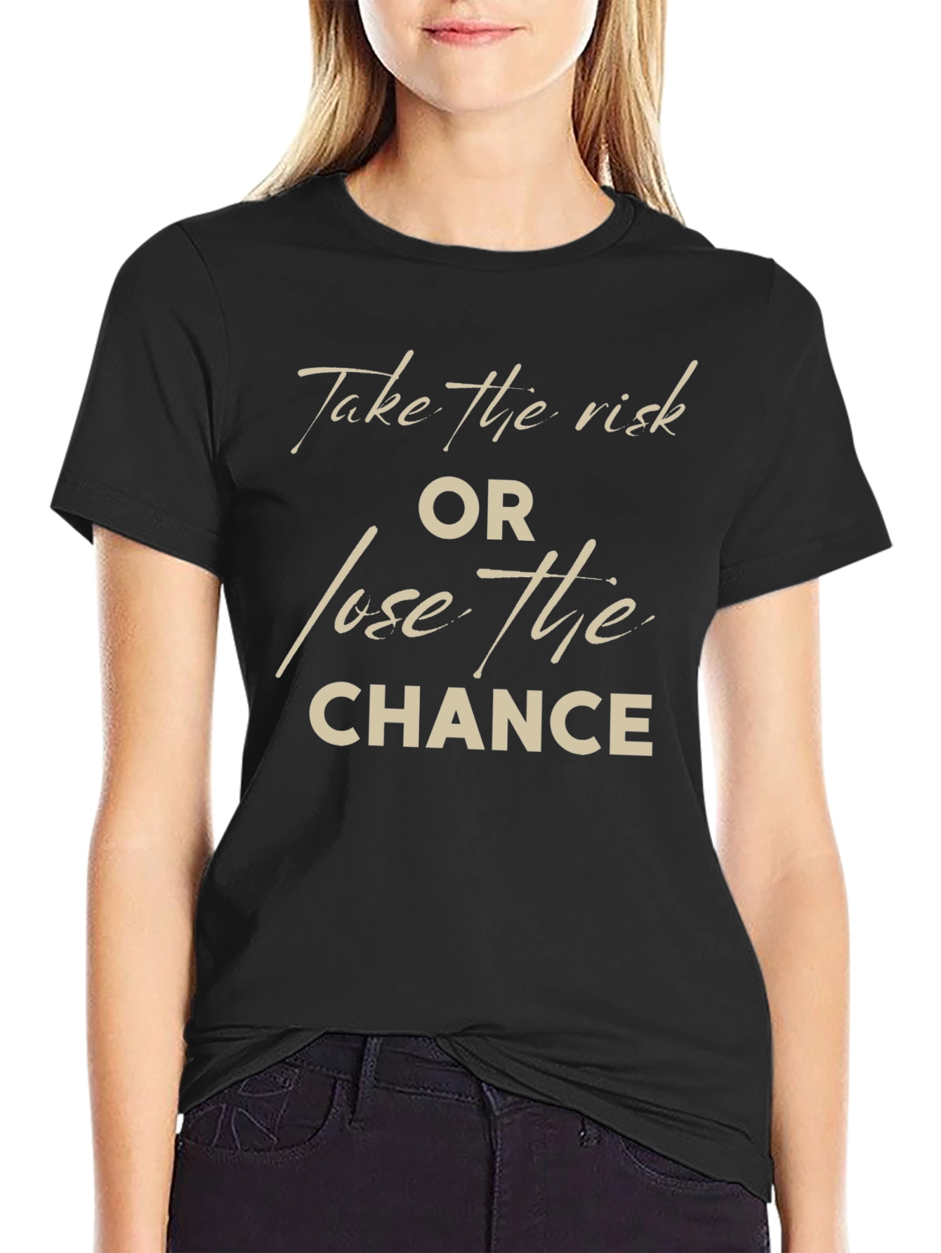 Take the Risk T-Shirt: Motivational Graphic Tee