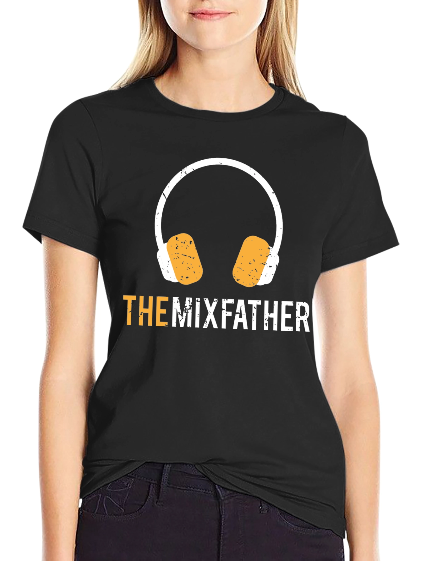 The Mixfather T-Shirt DJ Headphones