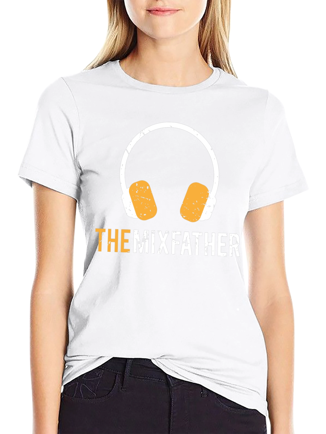 The Mixfather T-Shirt DJ Headphones