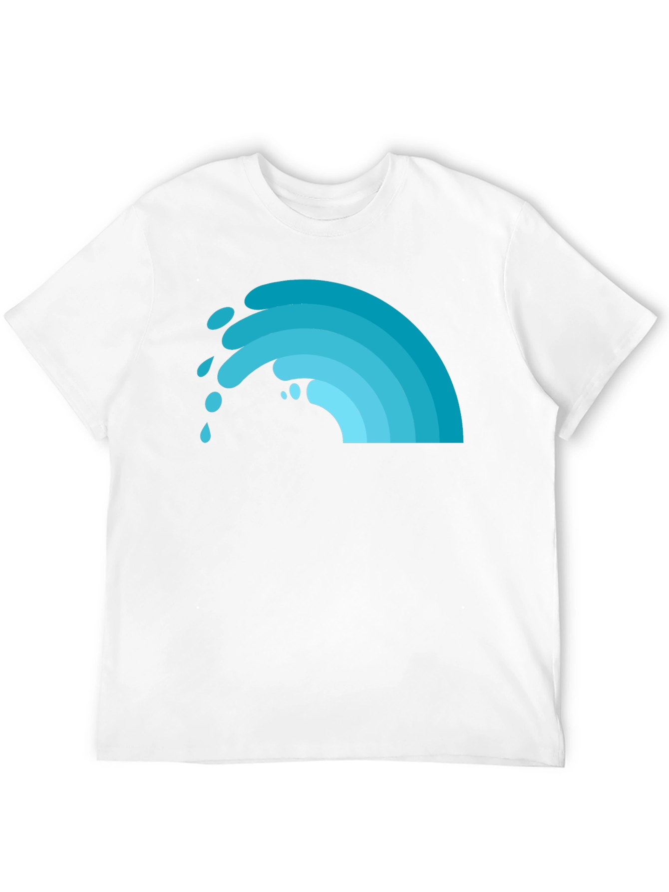 Cool Wave Graphic Tee - Black