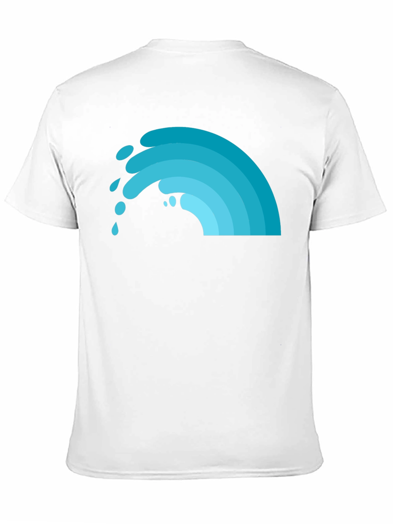 Cool Wave Graphic Tee - Black