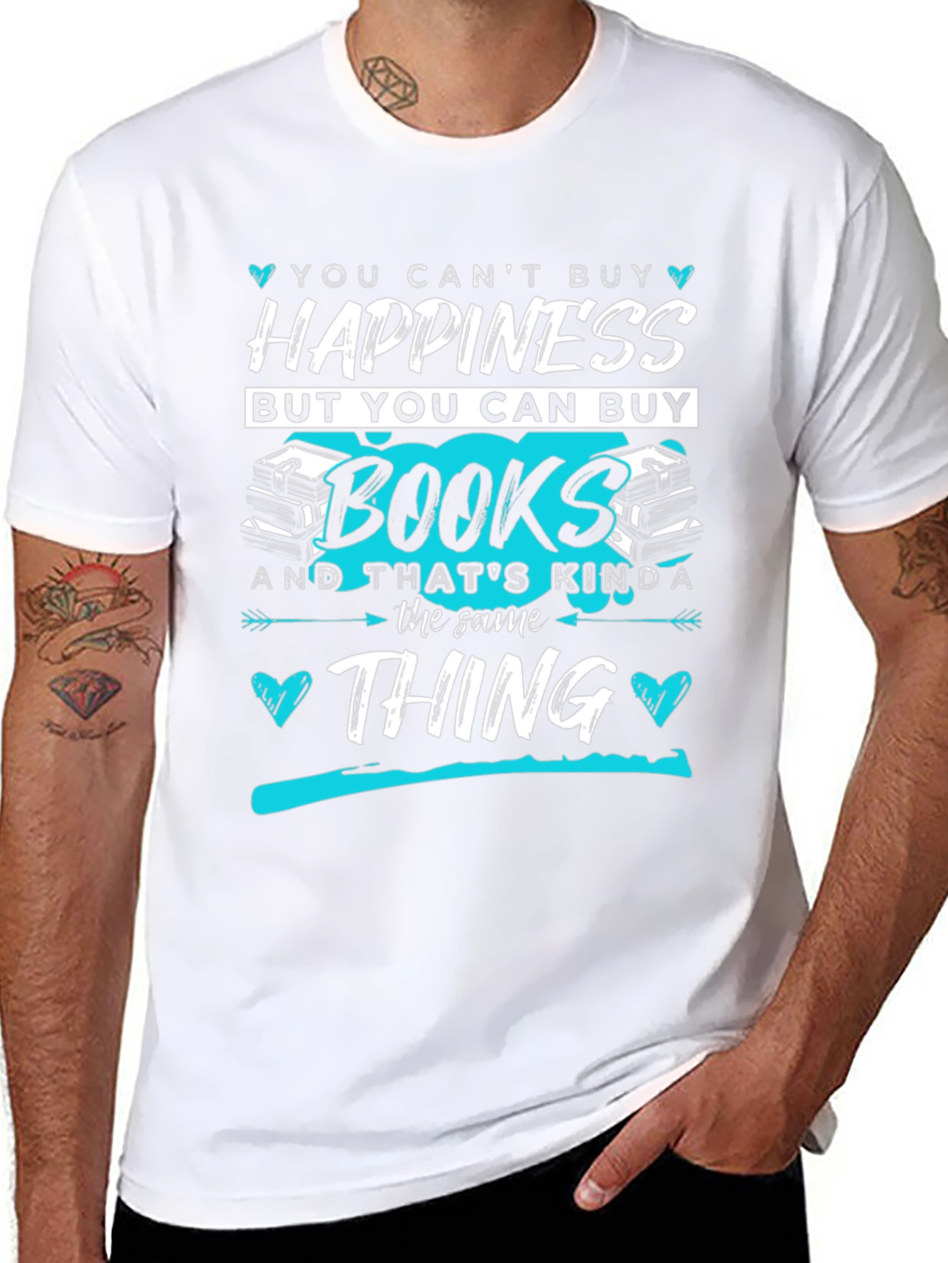 Book Lover T-Shirt: Happiness in Books!