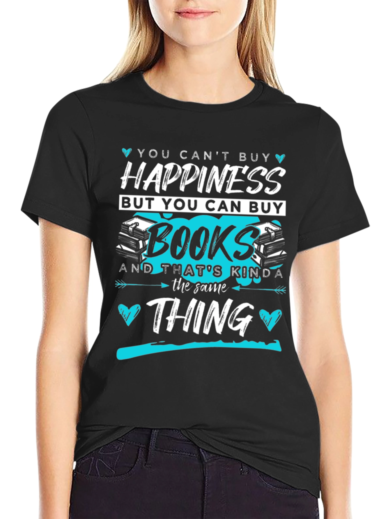 Book Lover T-Shirt: Happiness in Books!