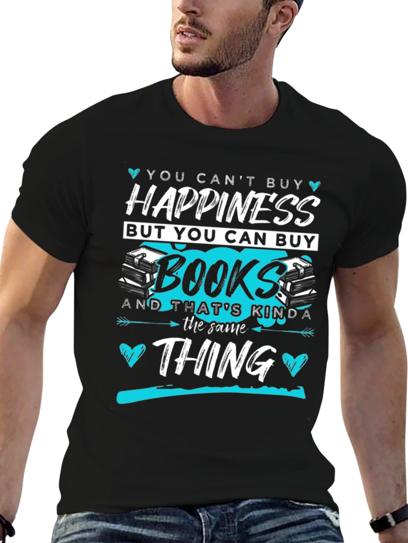 Book Lover T-Shirt: Happiness in Books!