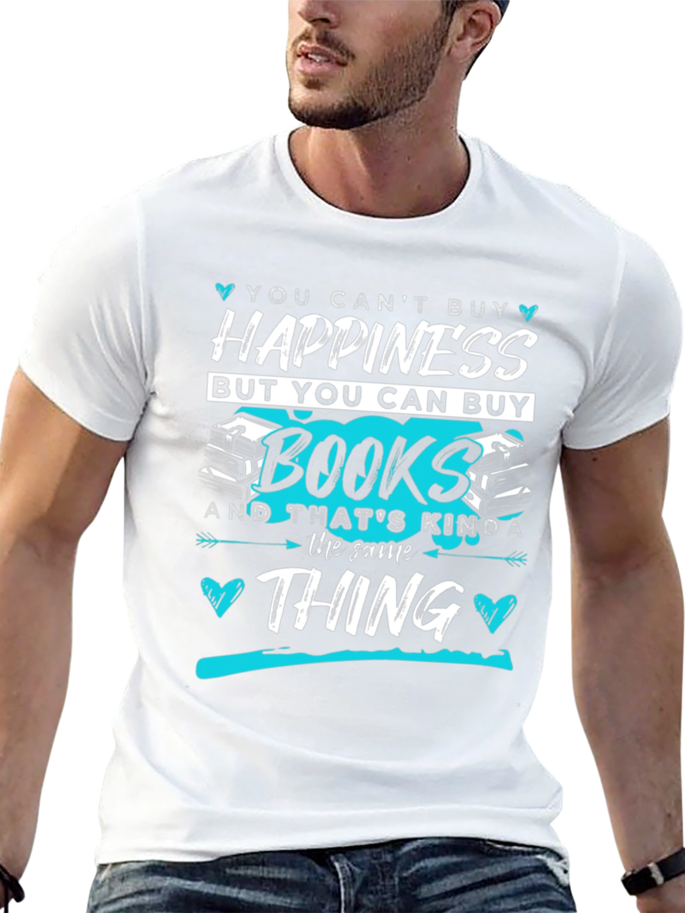 Book Lover T-Shirt: Happiness in Books!