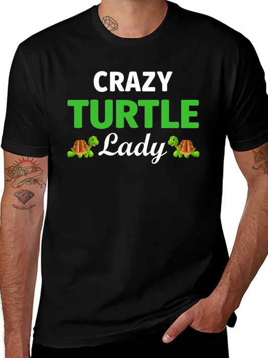 Crazy Turtle Lady T-Shirt - Turtle Lover Apparel