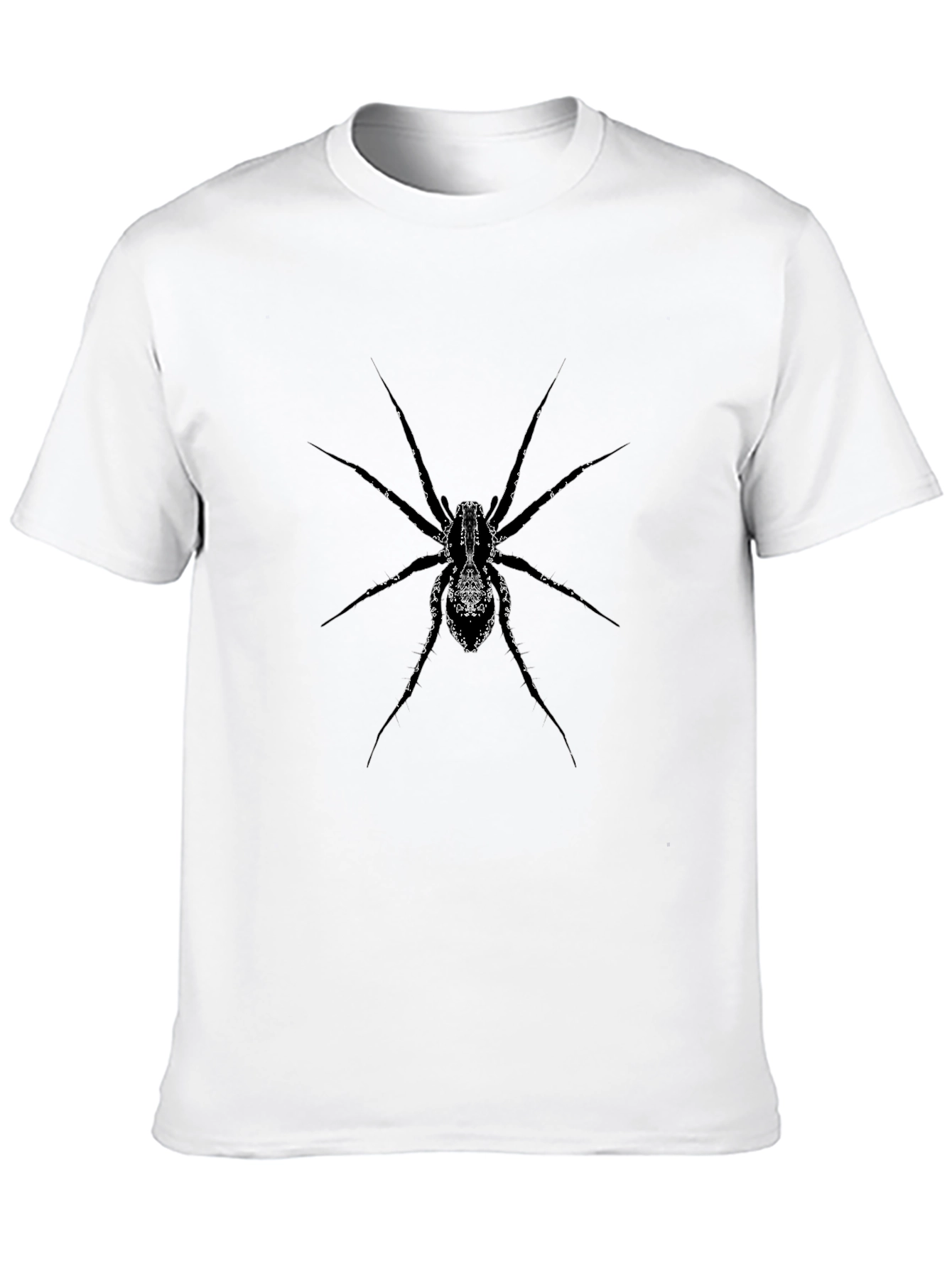 Spider Graphic Tee - Black Cotton Blend
