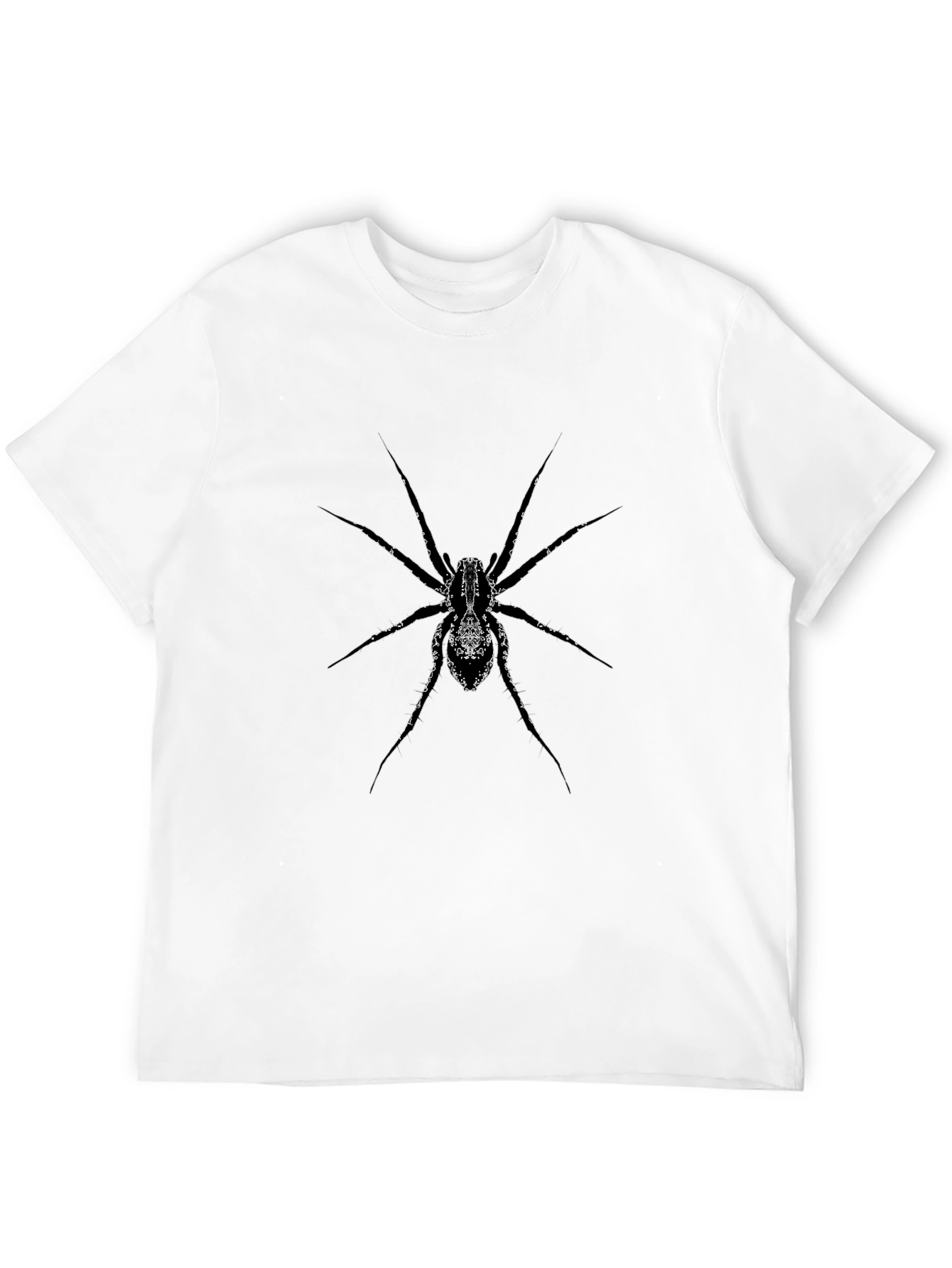Spider Graphic Tee - Black Cotton Blend