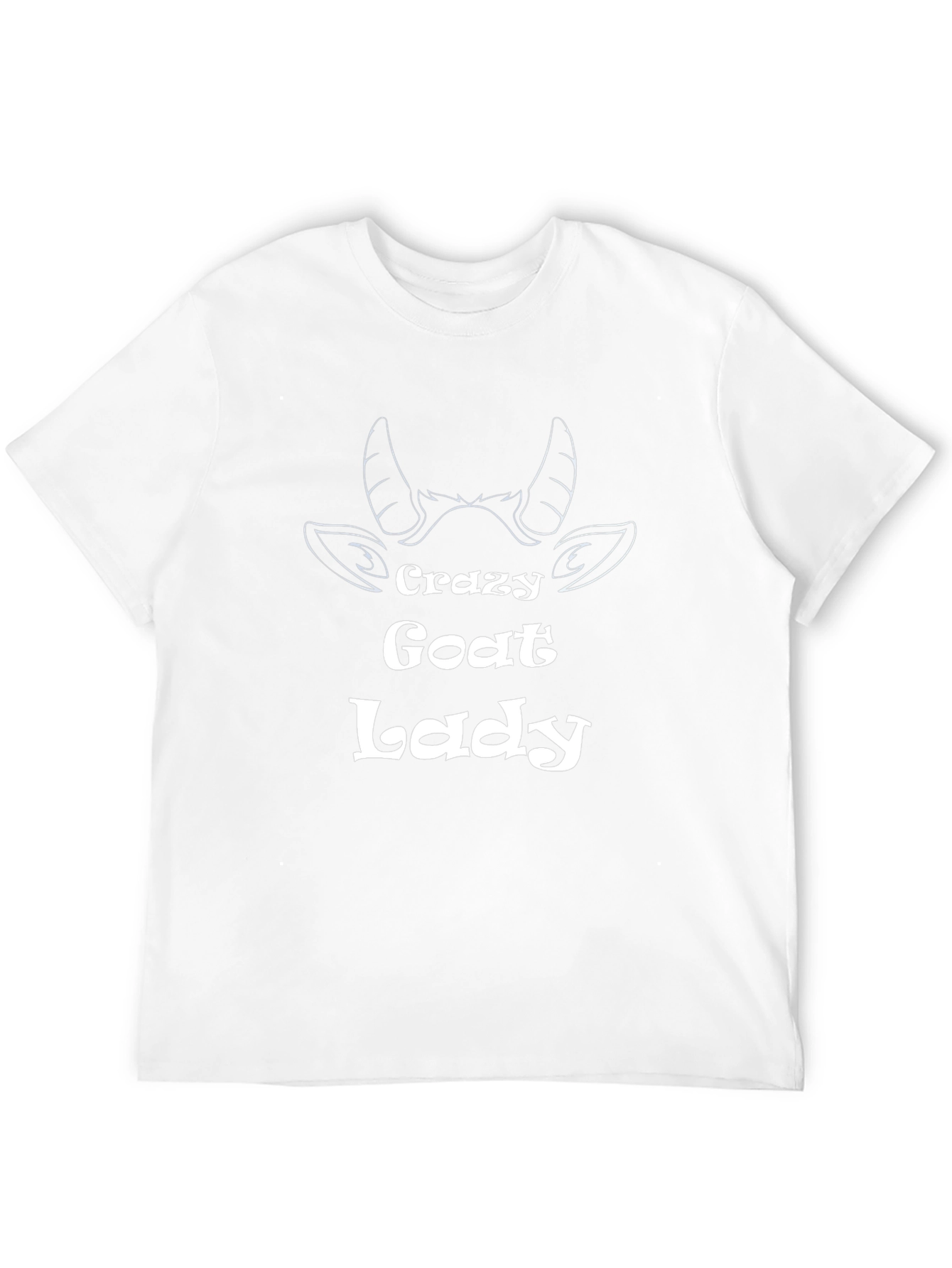 Crazy Goat Lady T-Shirt - Black Cotton Tee