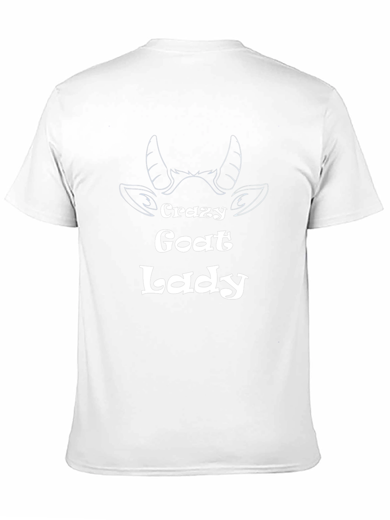 Crazy Goat Lady T-Shirt - Black Cotton Tee