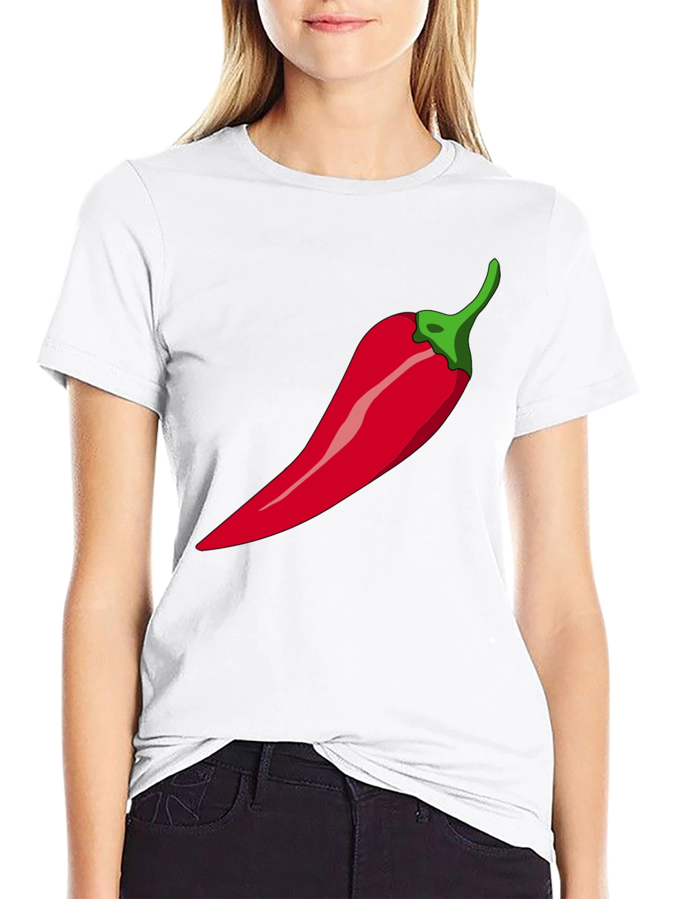 Chili Pepper Graphic T-Shirt - Spicy Style!