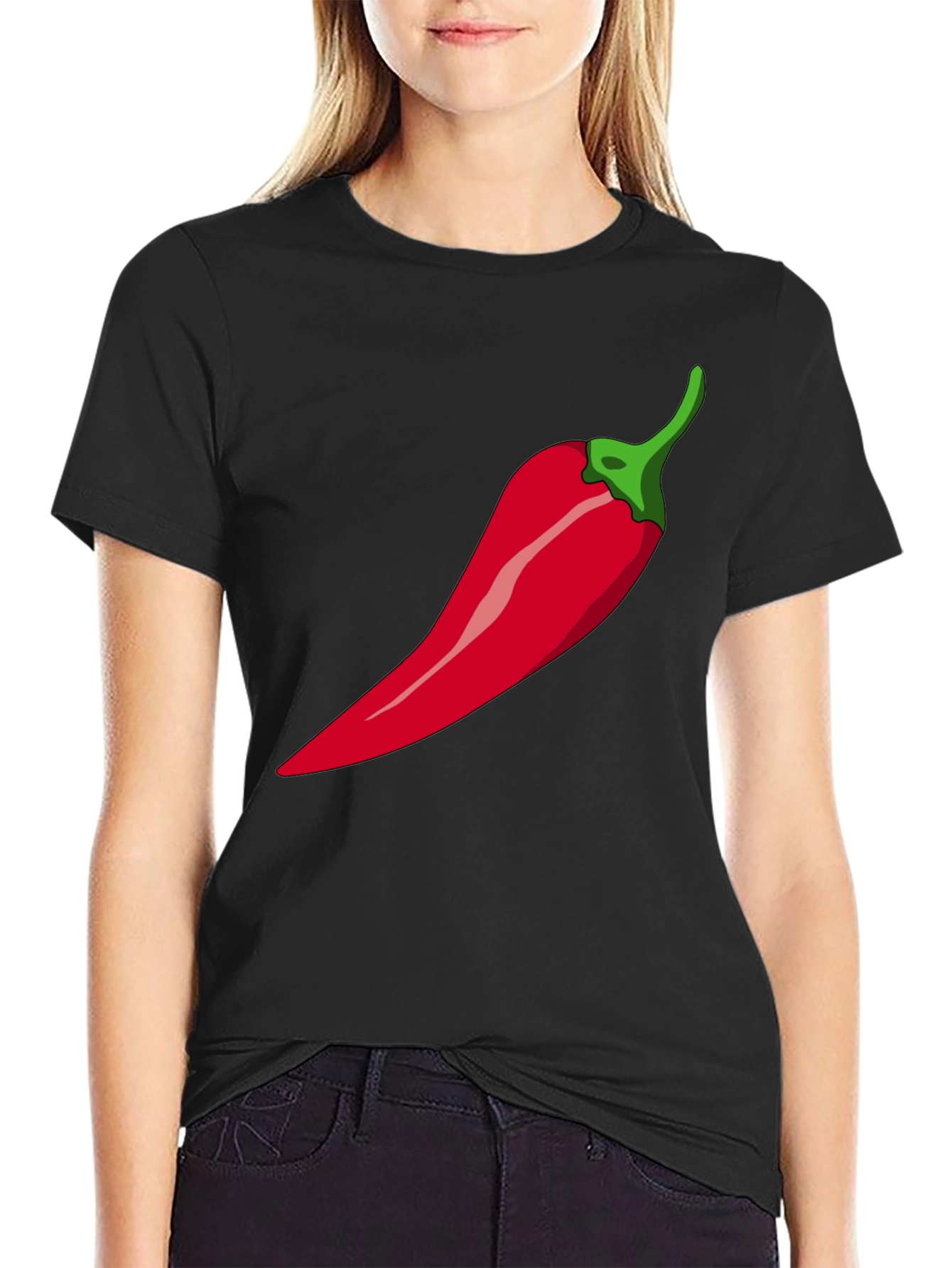 Chili Pepper Graphic T-Shirt - Spicy Style!