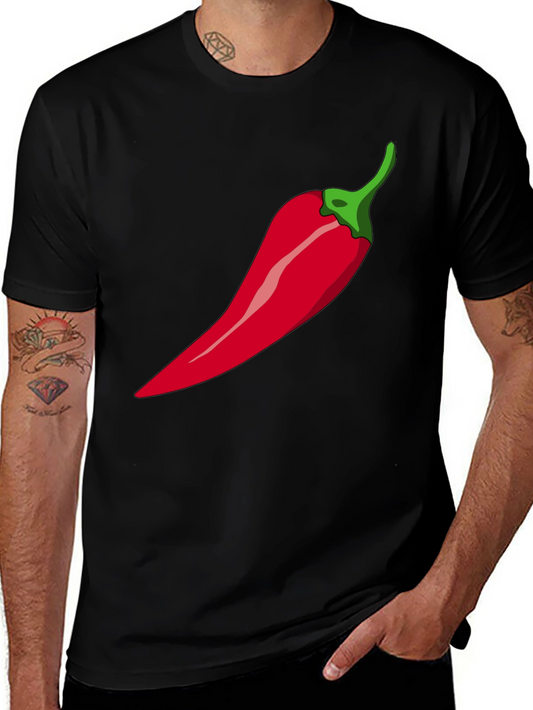 Chili Pepper Graphic T-Shirt - Spicy Style!