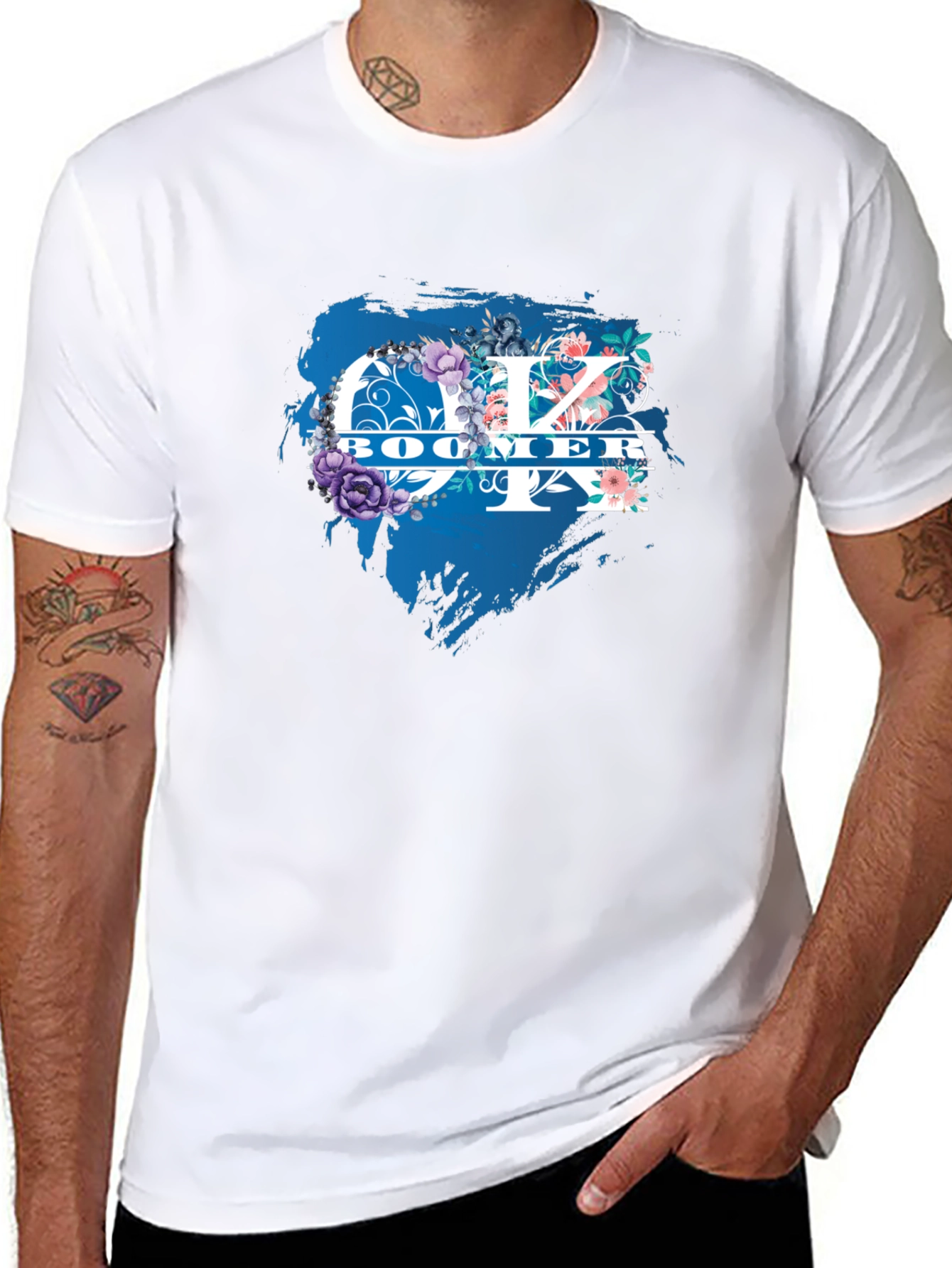 Ok Boomer Floral Graphic T-Shirt