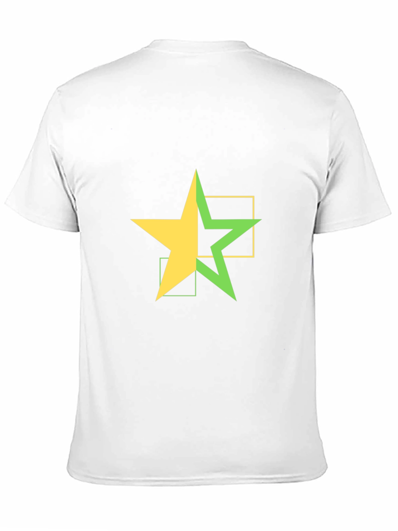 Modern Star Graphic Tee - Black