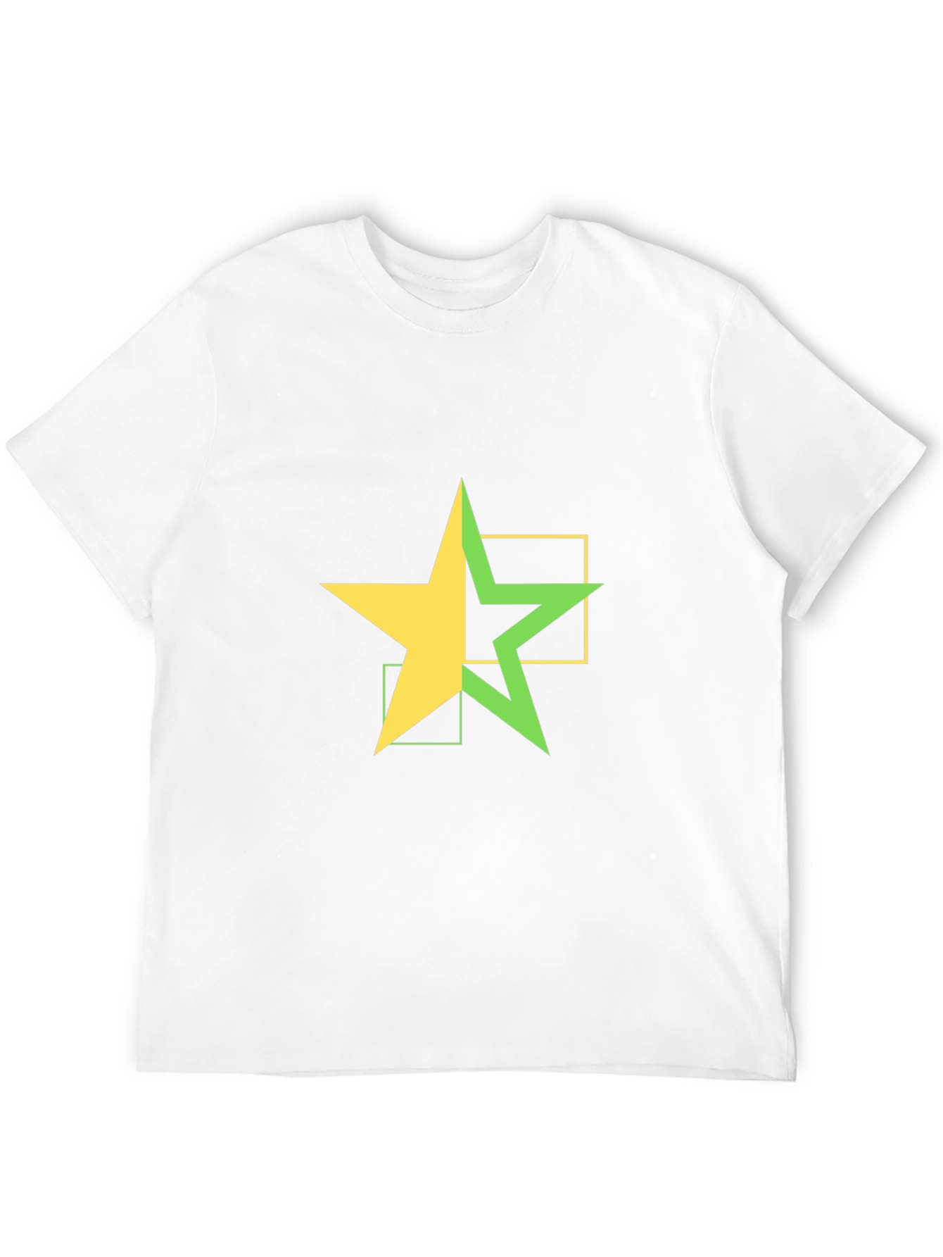 Modern Star Graphic Tee - Black