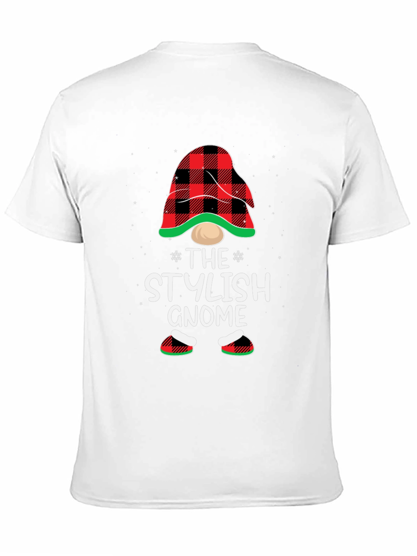 Stylish Gnome Graphic Tee - Festive & Fun!