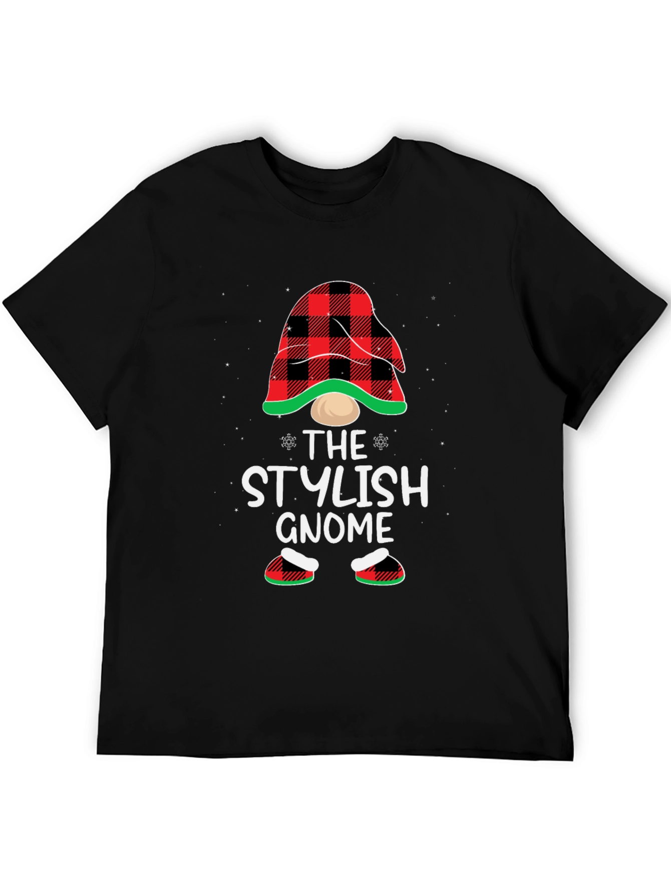 Stylish Gnome Graphic Tee - Festive & Fun!