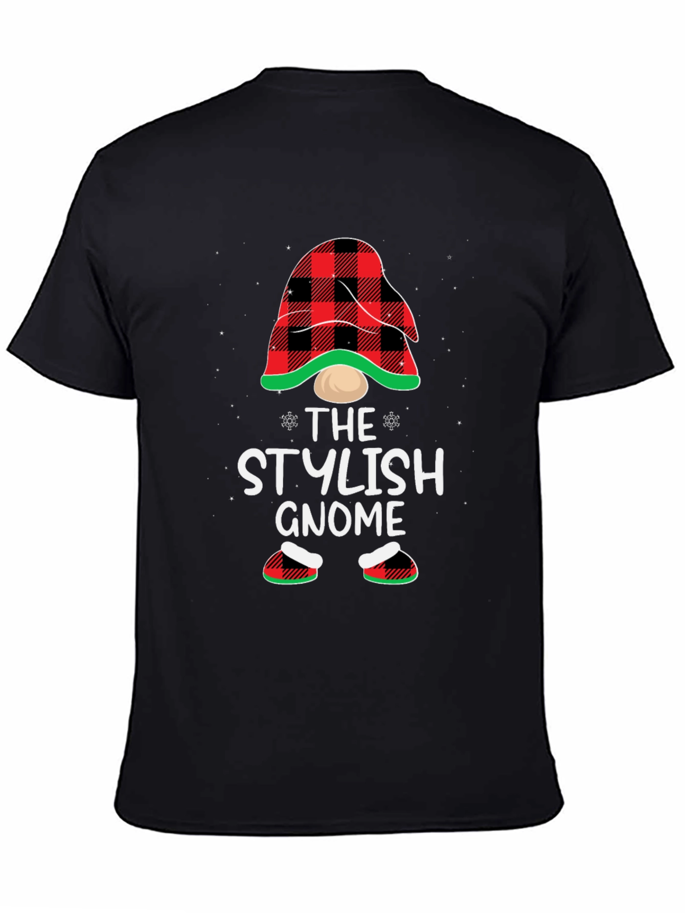 Stylish Gnome Graphic Tee - Festive & Fun!