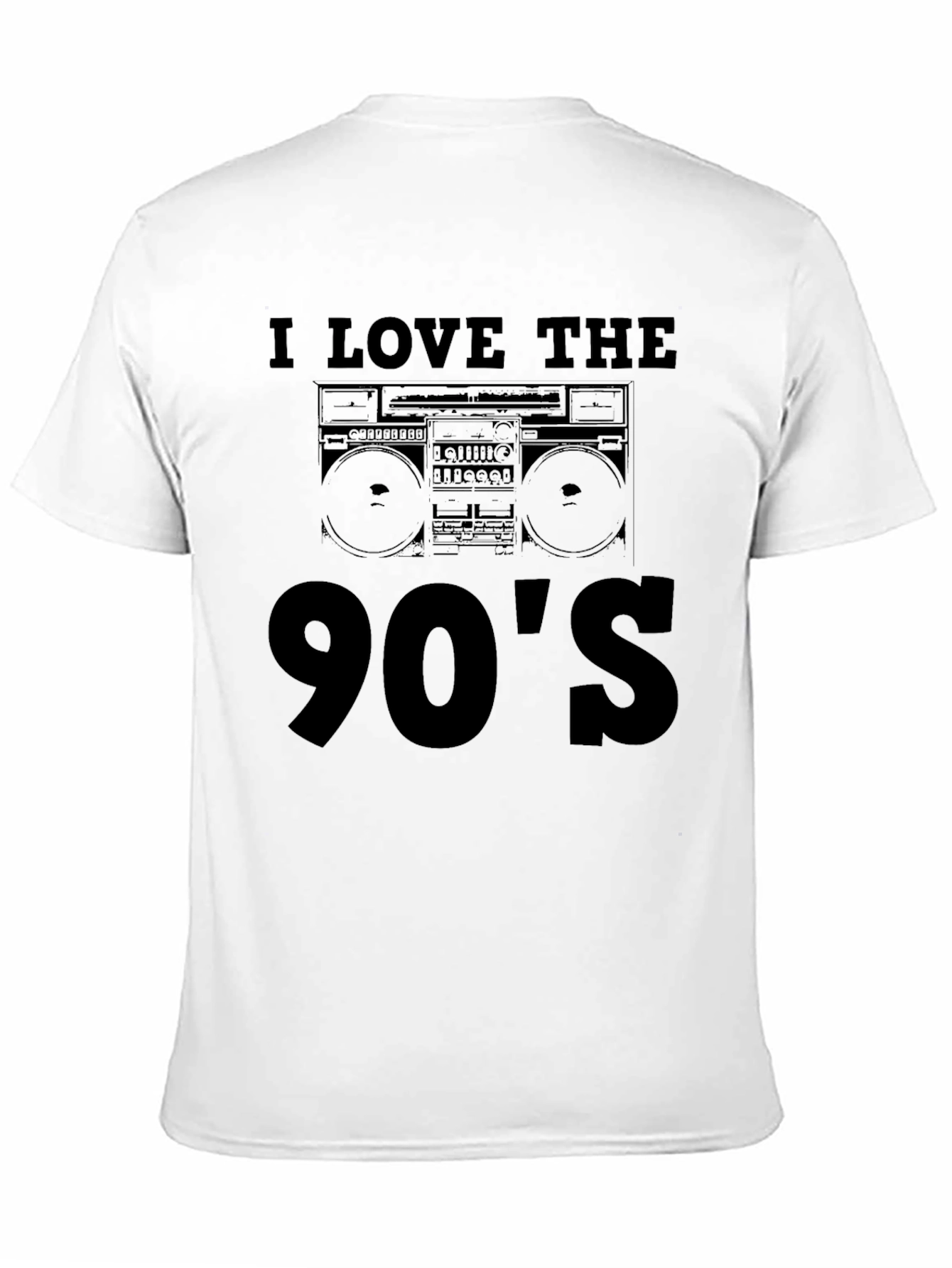 I Love the 90s Black Graphic Tee