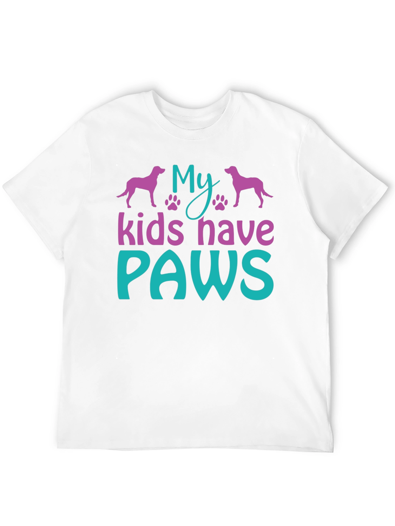 My Kids Have Paws T-Shirt - Dog Lover Tee