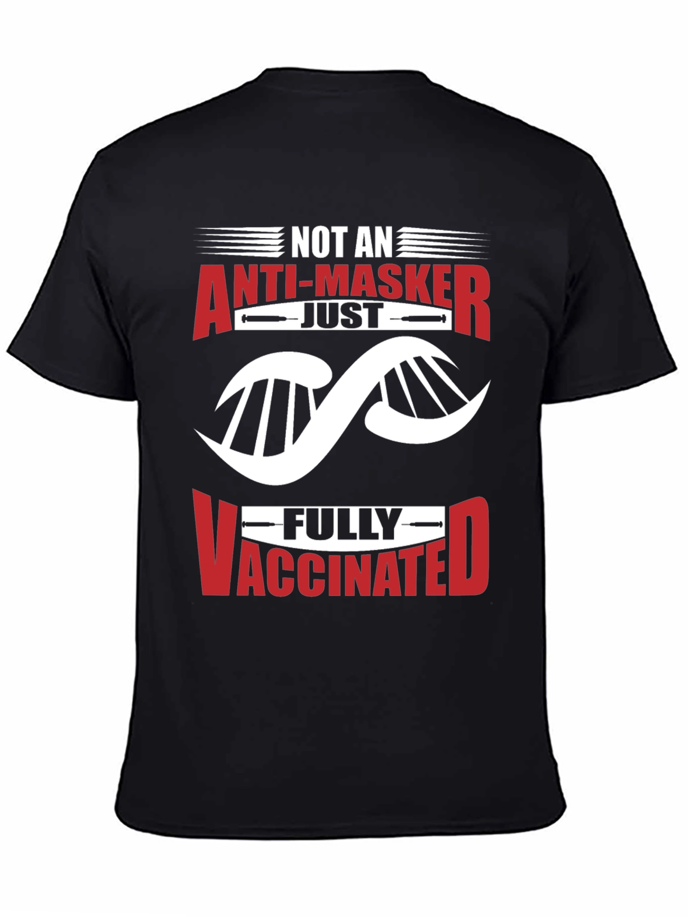 Anti-Masker Fully Vaccinated Graphic T-Shirt
