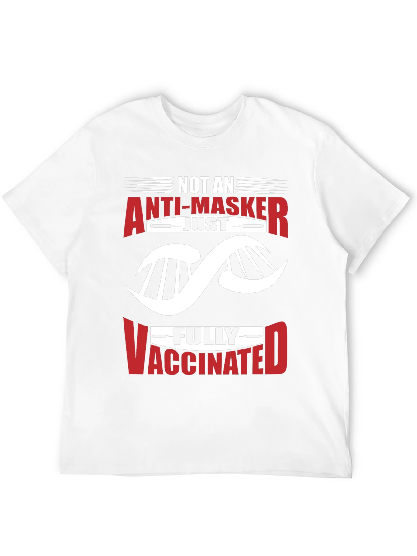 Anti-Masker Fully Vaccinated Graphic T-Shirt