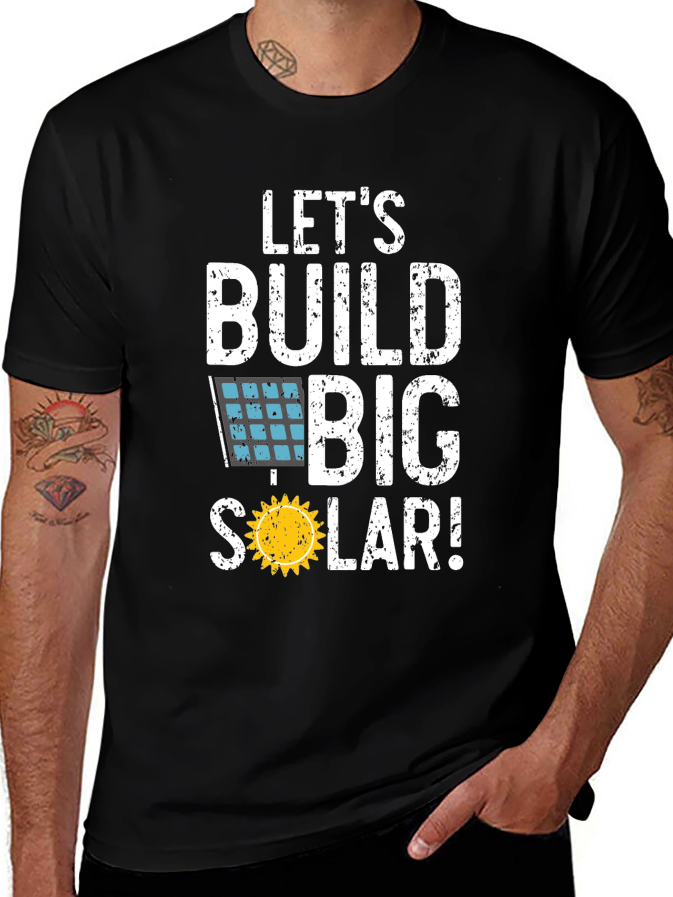 Lets Build Big Solar Graphic T-Shirt