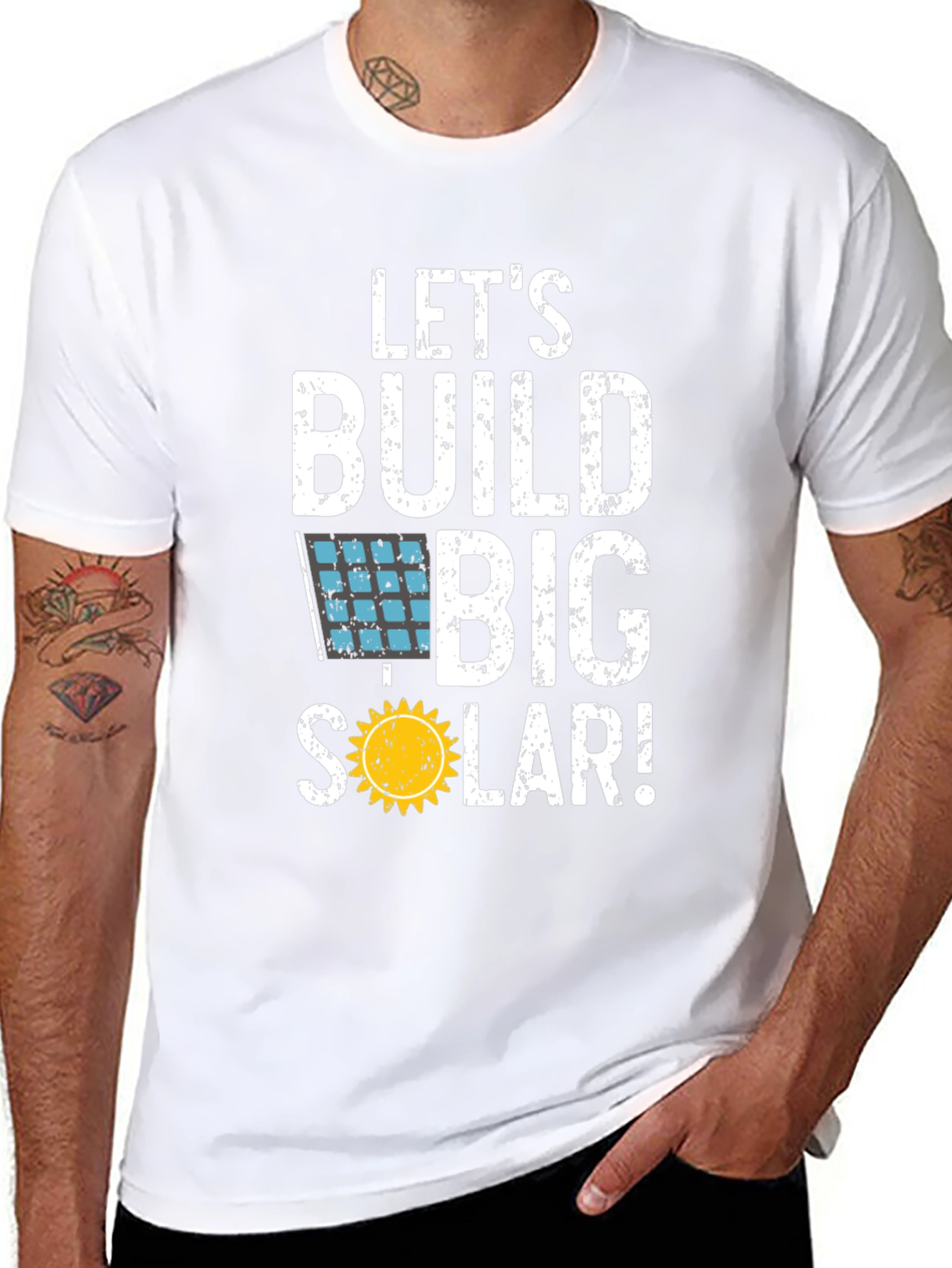 Lets Build Big Solar Graphic T-Shirt