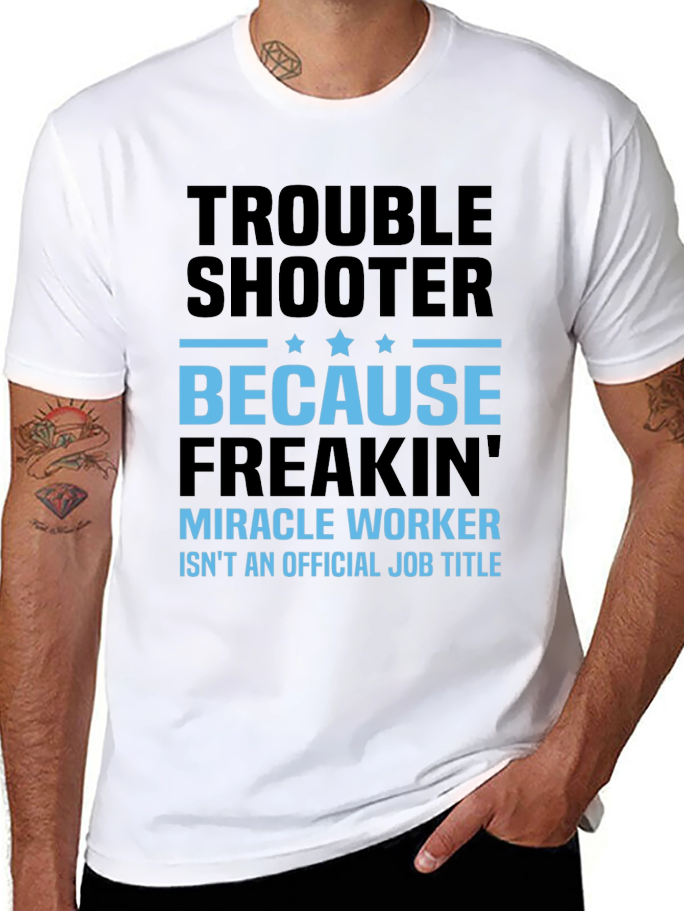 Trouble Shooter T-Shirt - Miracle Worker Tee