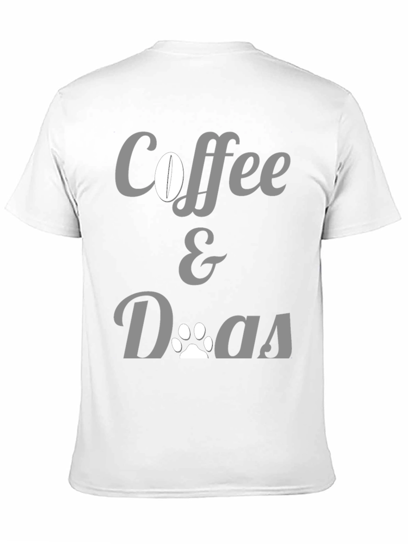 Coffee & Dogs Graphic Tee - Unisex Black T-Shirt