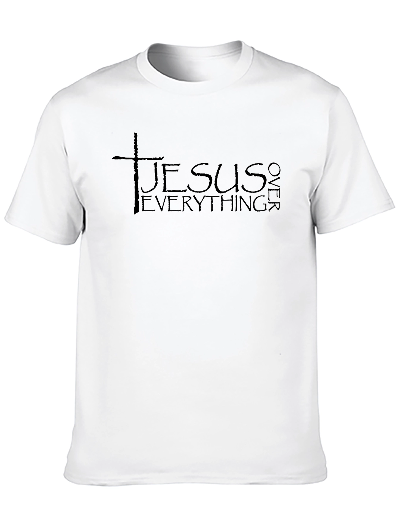Jesus Over Everything Black T-Shirt