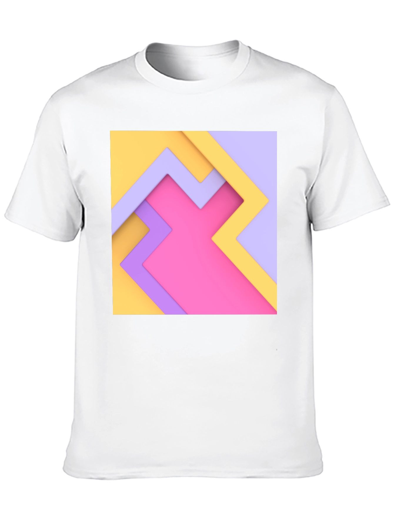 Abstract Geometric T-Shirt - Modern Design
