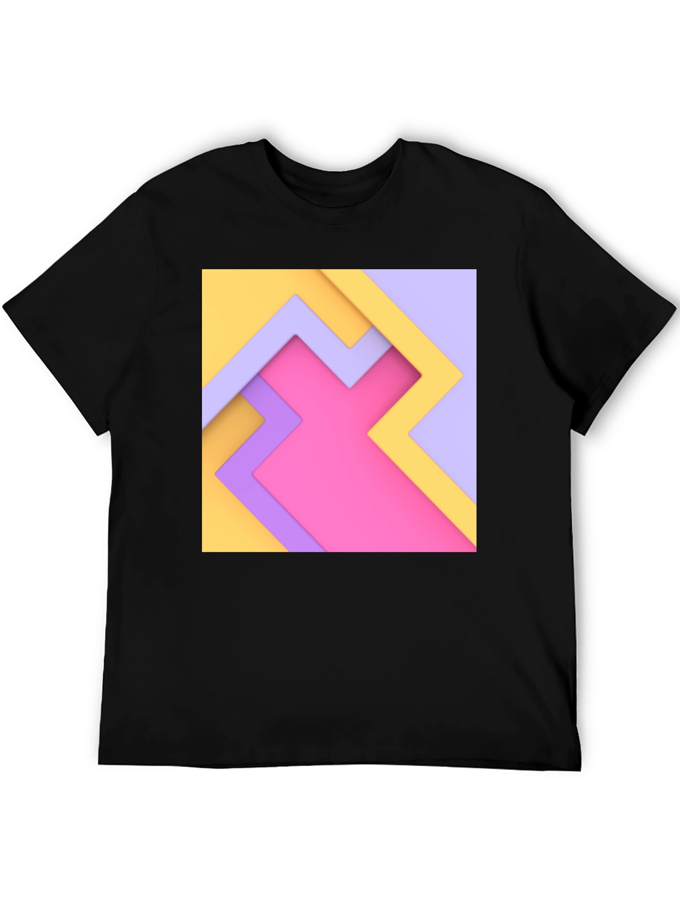 Abstract Geometric T-Shirt - Modern Design