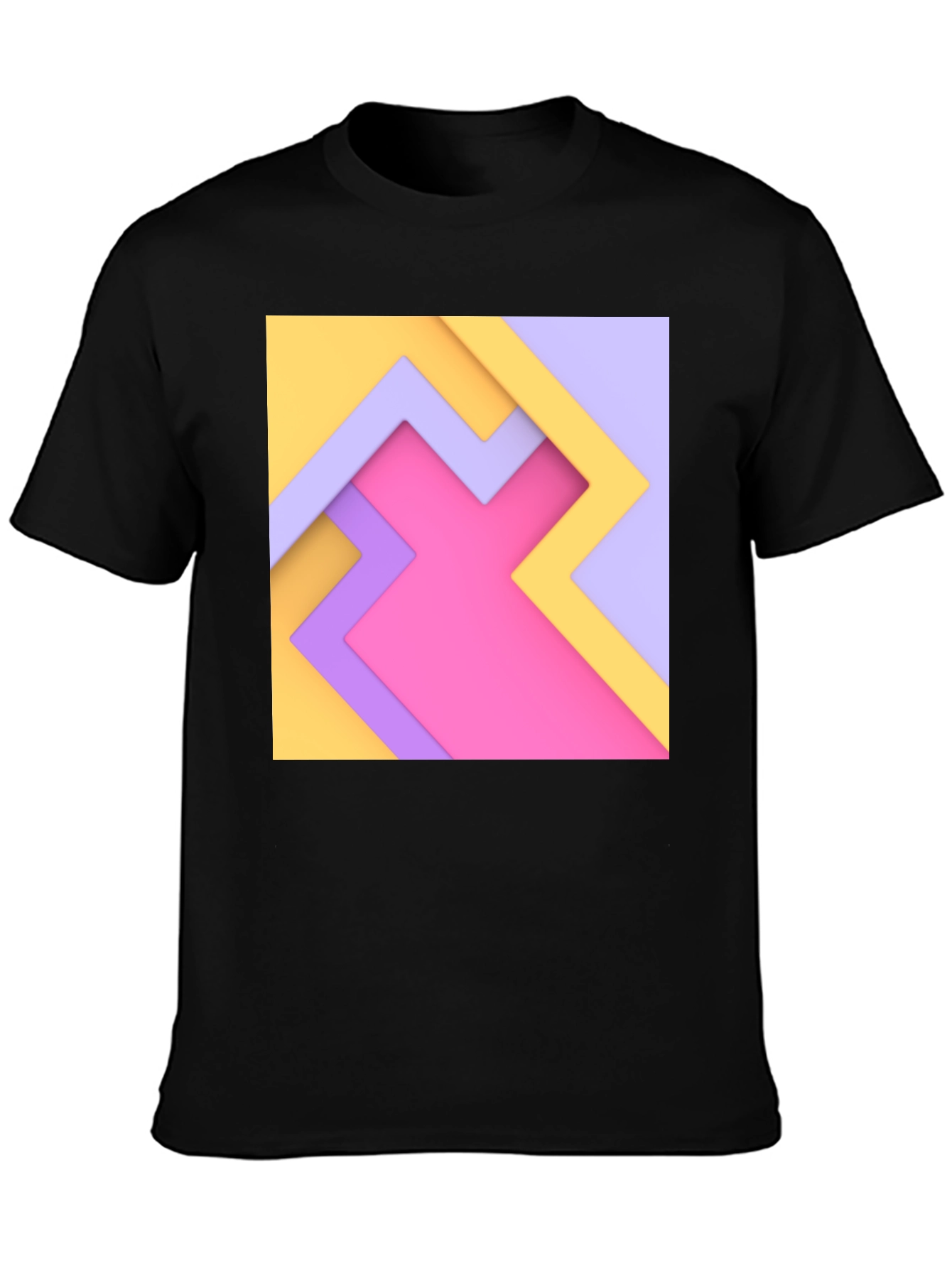 Abstract Geometric T-Shirt - Modern Design